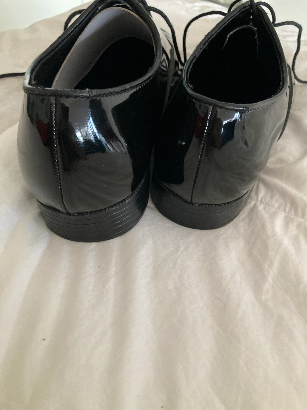 Freeman Formalwear Black Patent Oxford Shoes - photo 3
