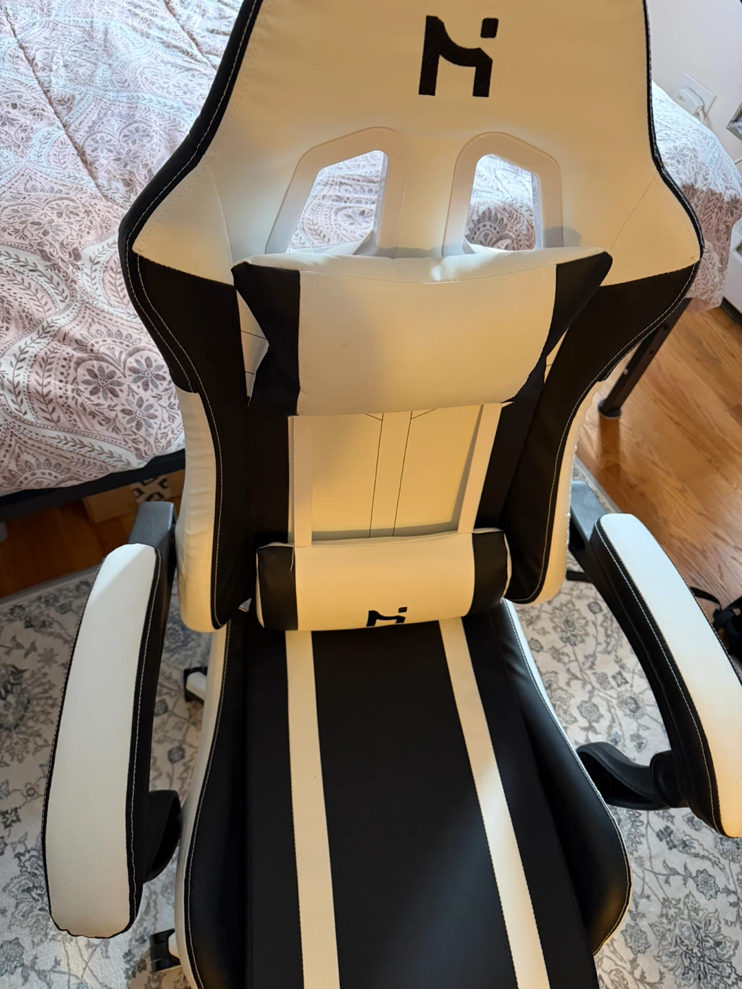 Black and White Gaming Chair
