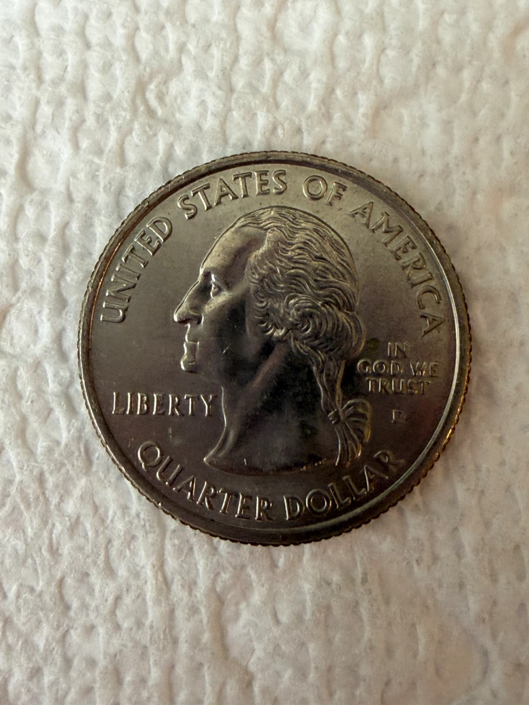 Alaska Quarter 2008 with Bear on back