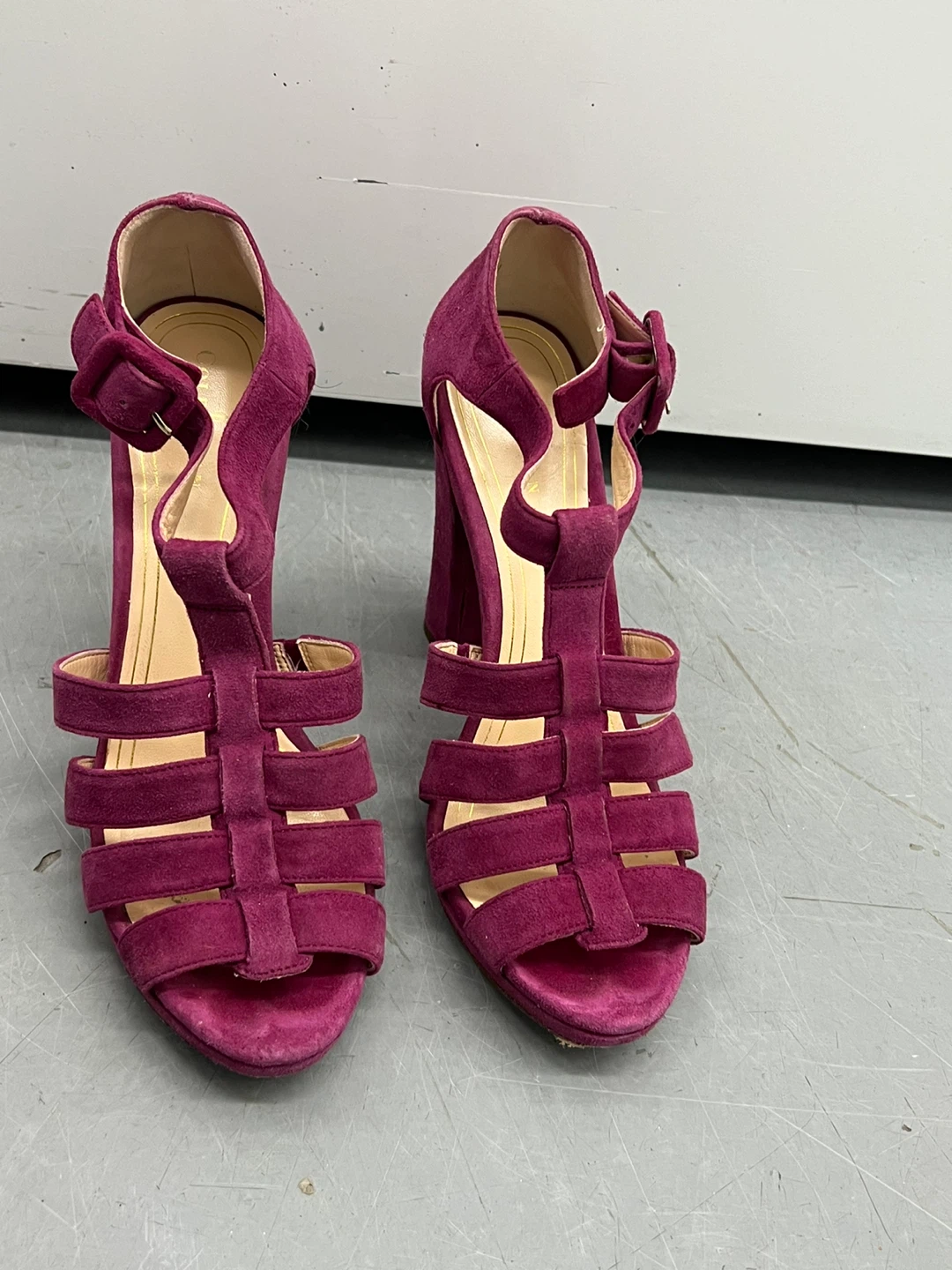 Cole Haan Suede Strappy Heels Size 8