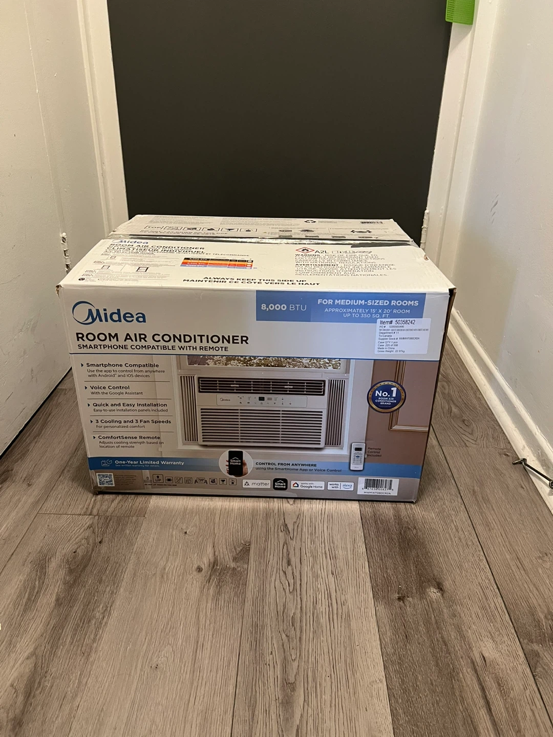 Midea 8,000 BTU Room Air Conditioner