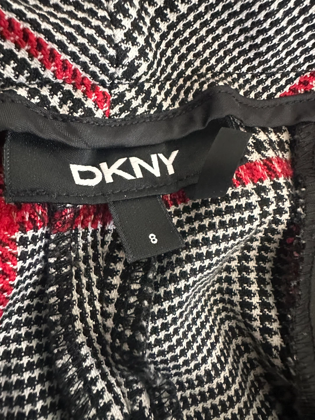 DKNY Plaid Cropped Pants Size 8 - photo 3