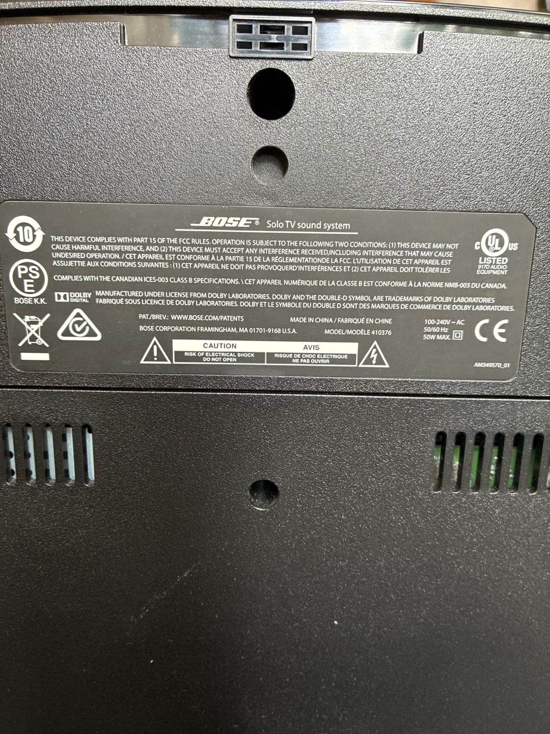 Bose Soundbar and remote - photo 4