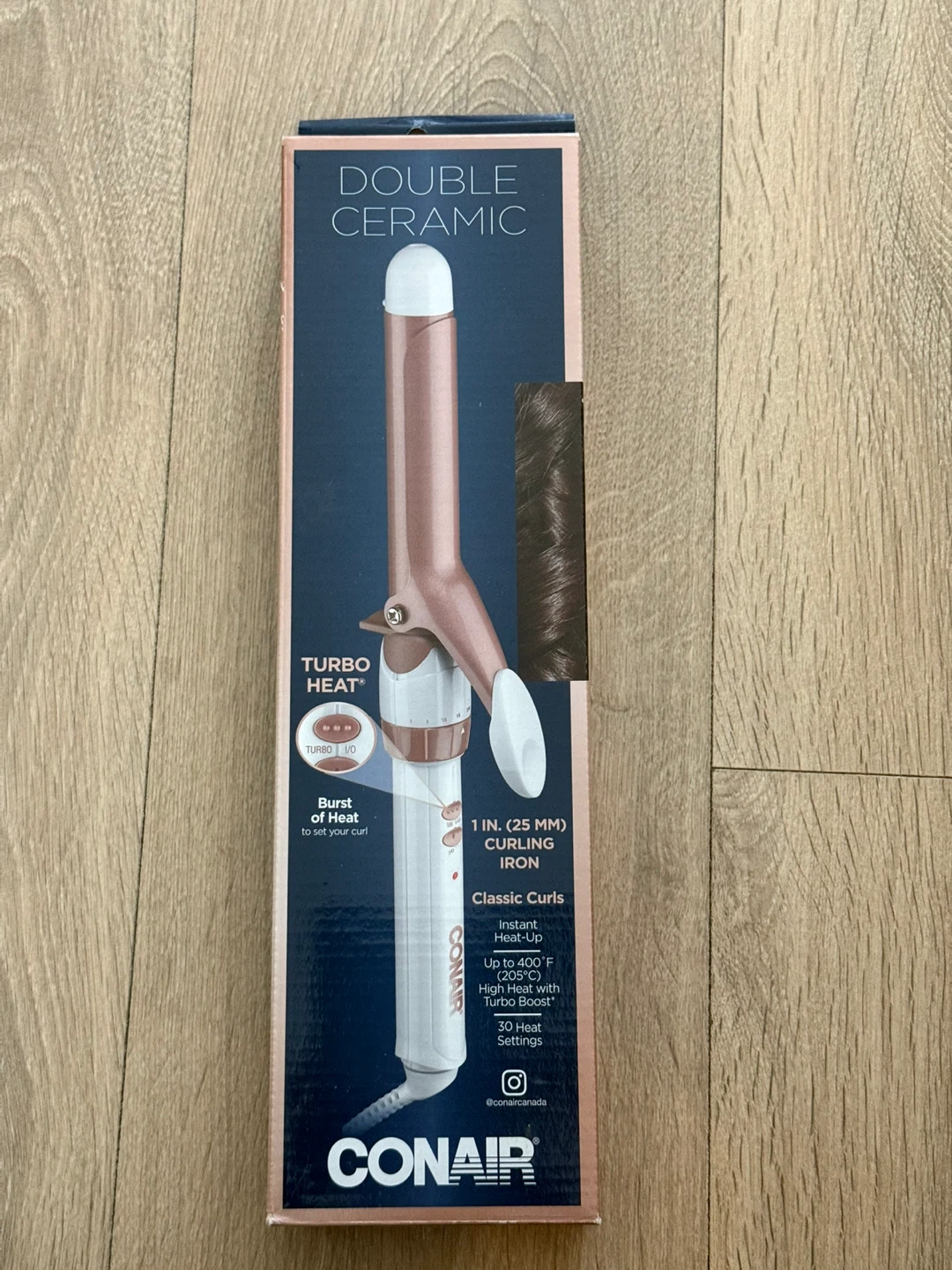 Conair Double Ceramic 1" Curling Iron