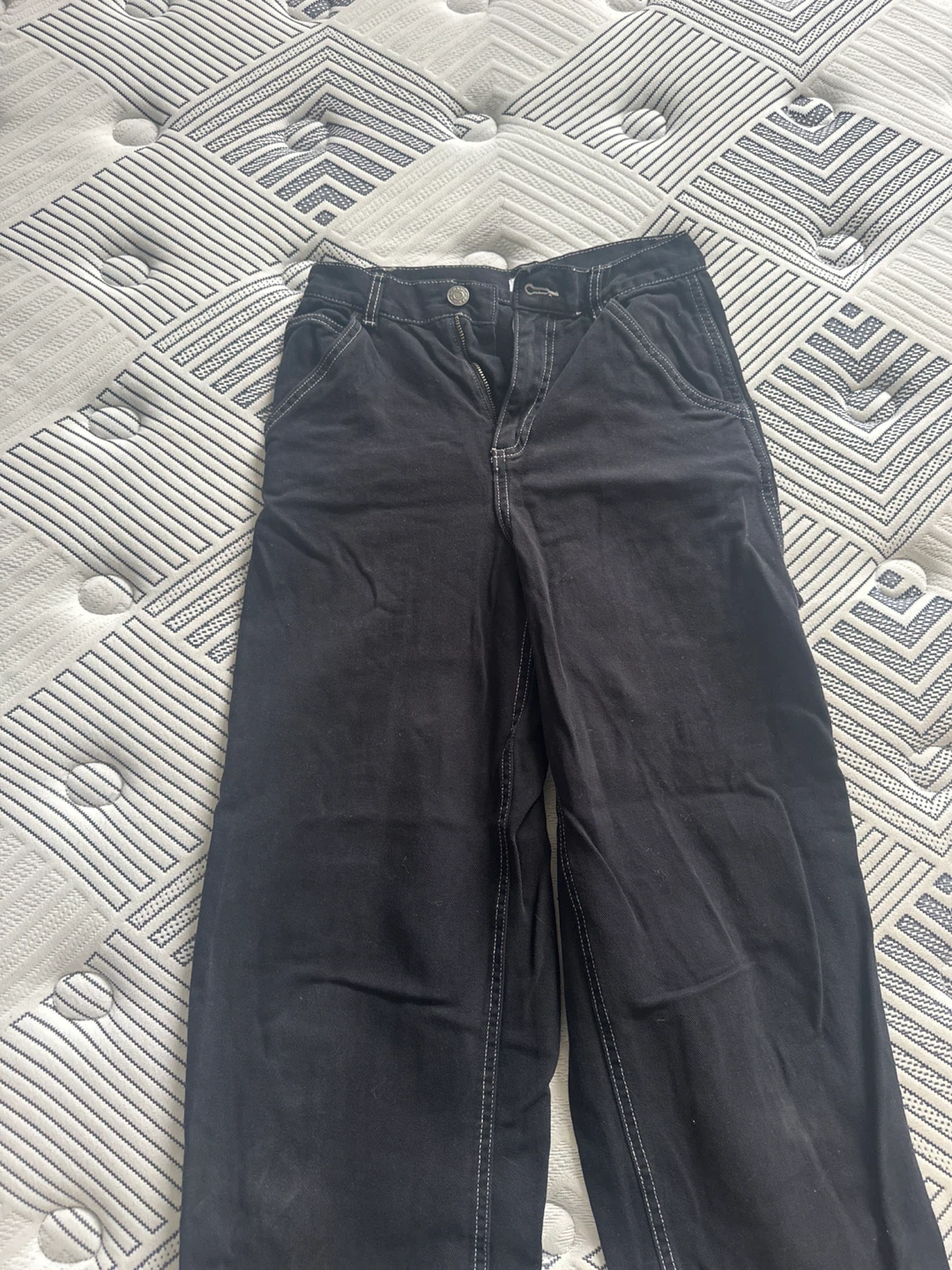 GARAGE Black Wide Leg Pants
