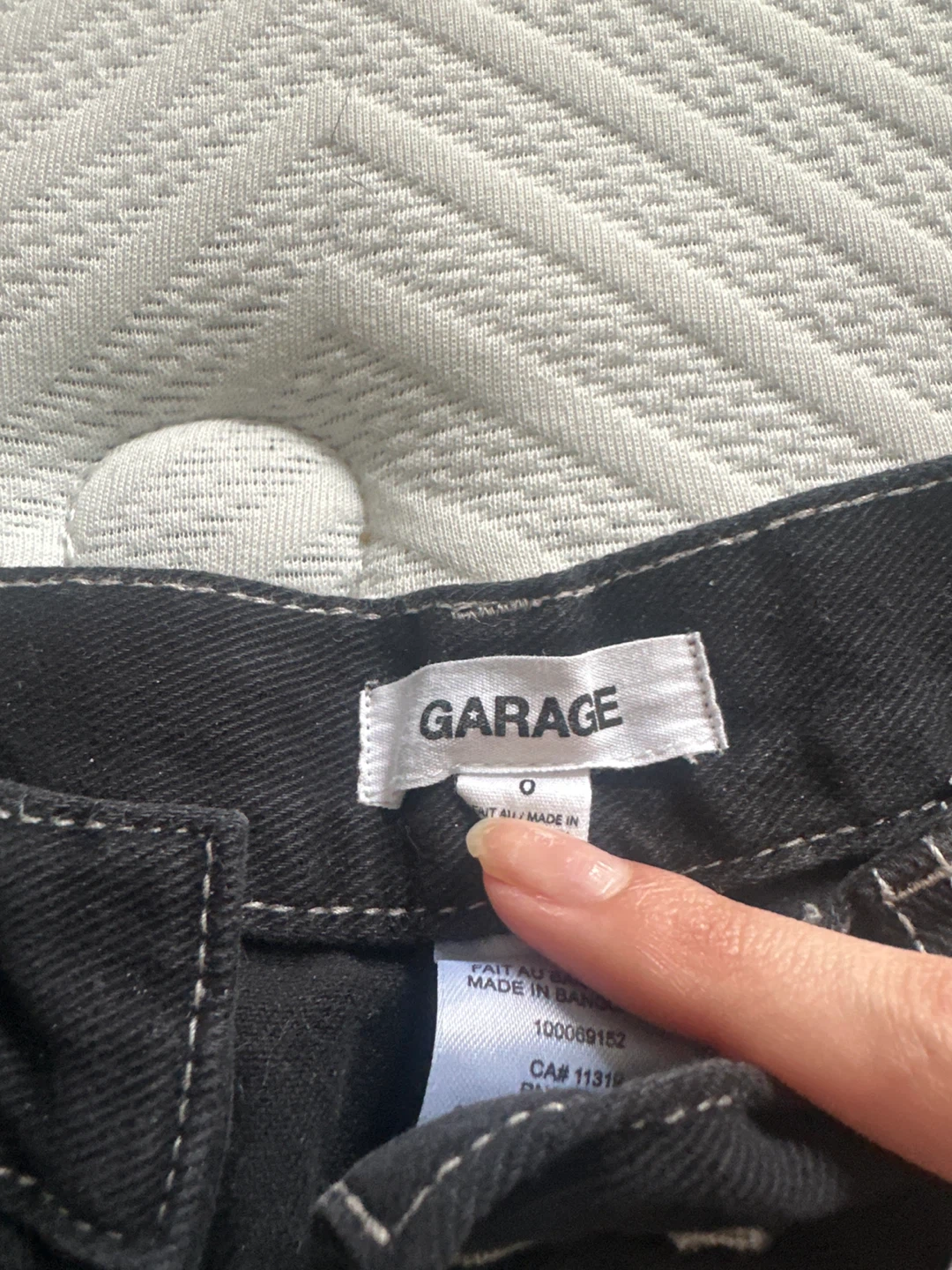GARAGE Black Wide Leg Pants - photo 2