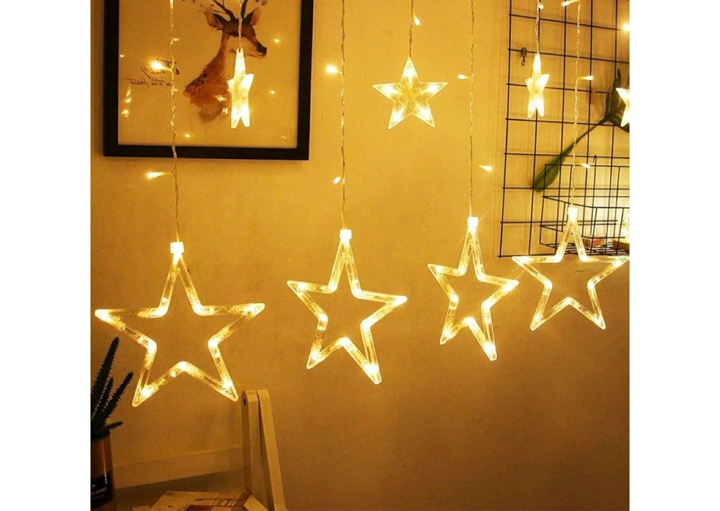 12 Stars 138 LED Curtain String Lights - photo 5
