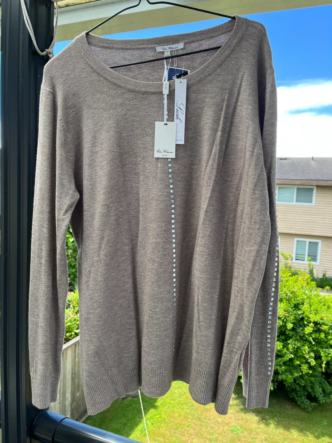 Vince Camuto Embellished Sweater