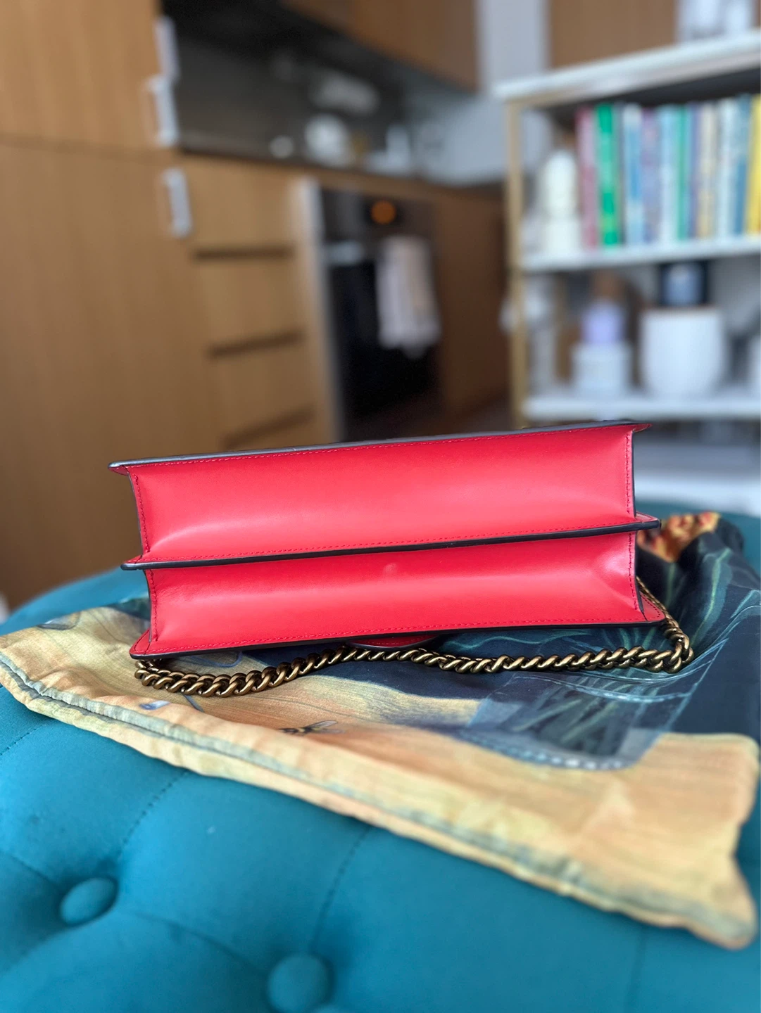 Smooth Genuine Leather Shoulder Bag - photo 4