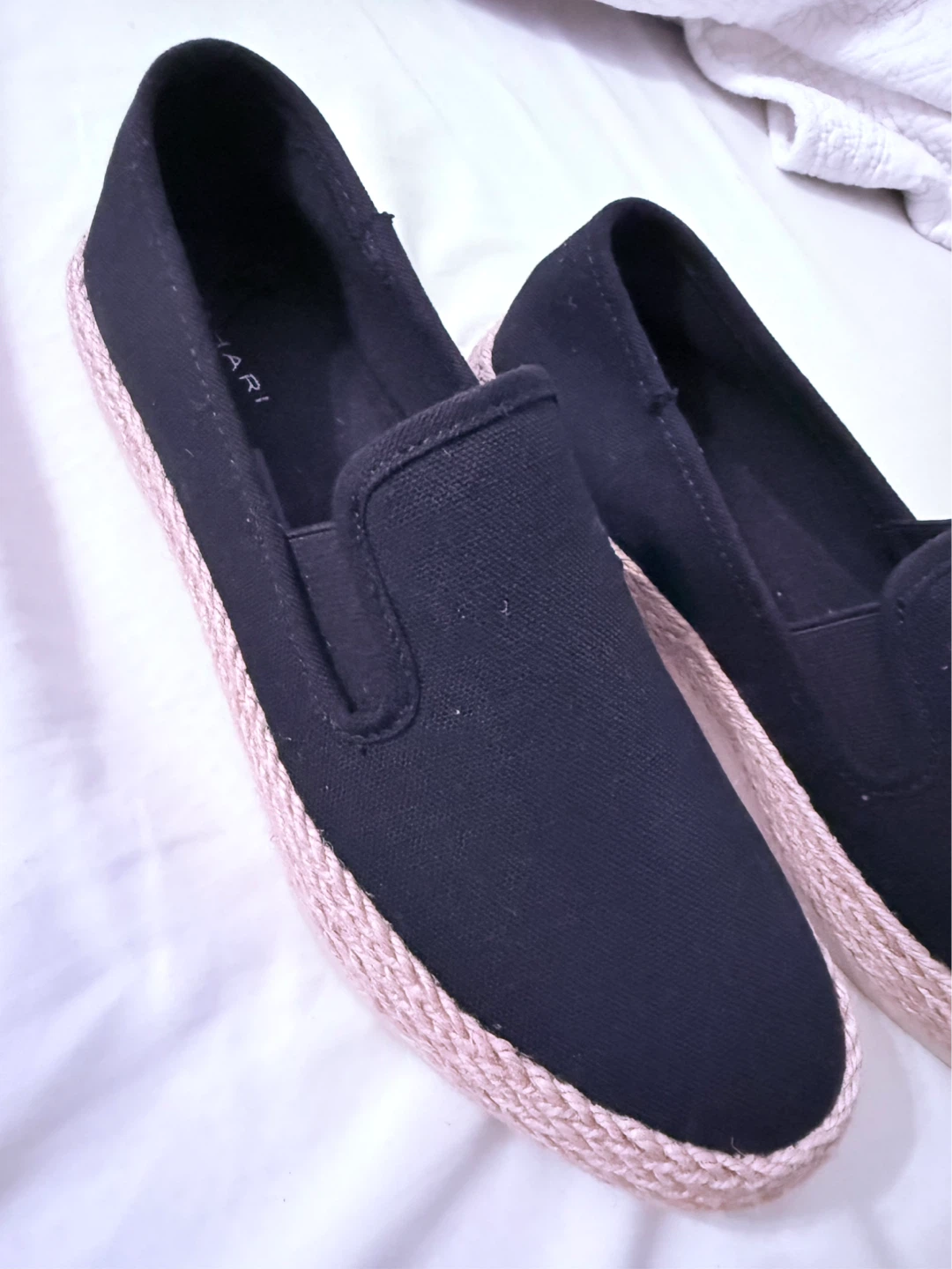 Tahari Black Espadrille Slip-On Shoes - photo 2