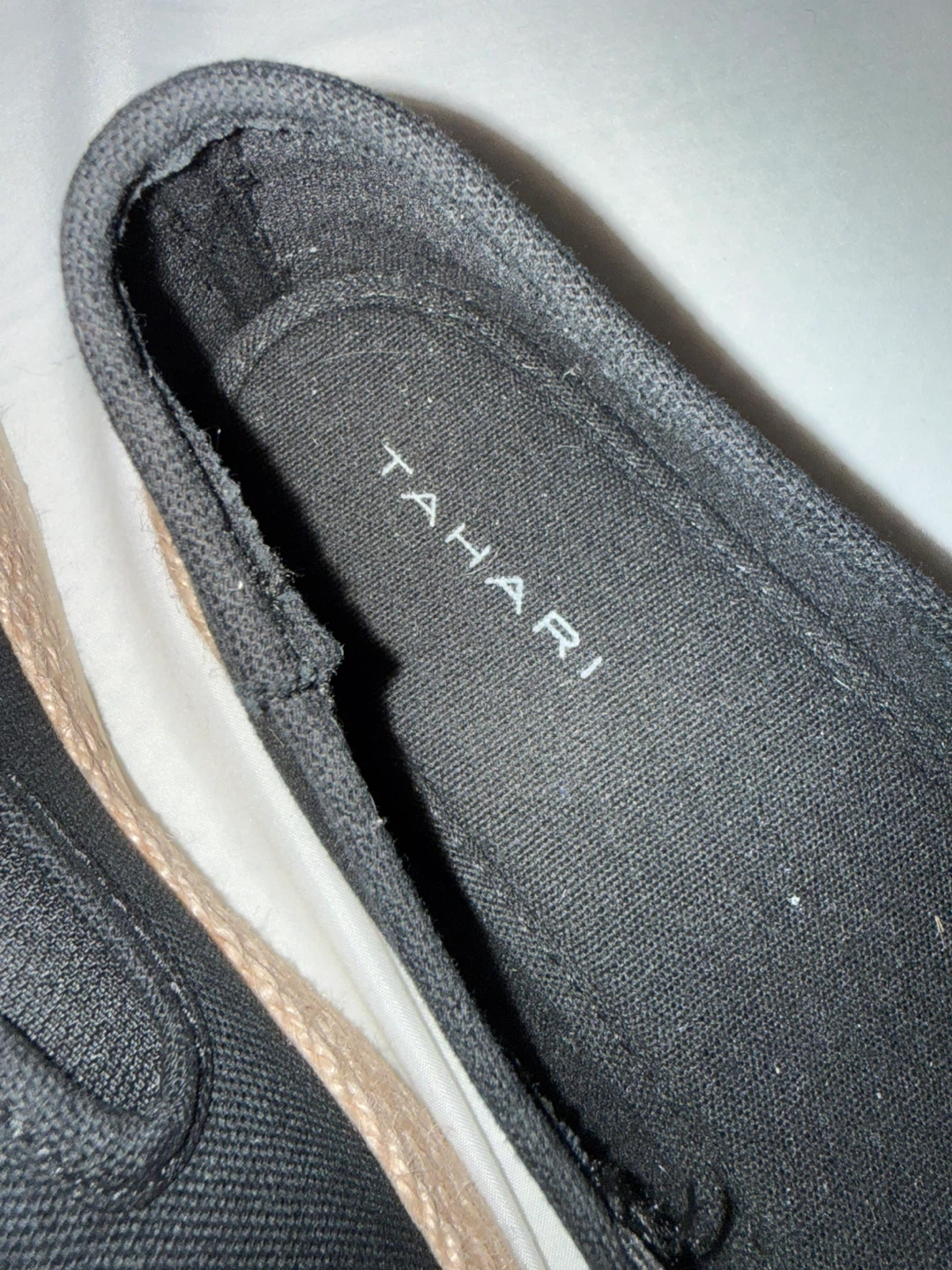 Tahari Black Espadrille Slip-On Shoes - photo 3
