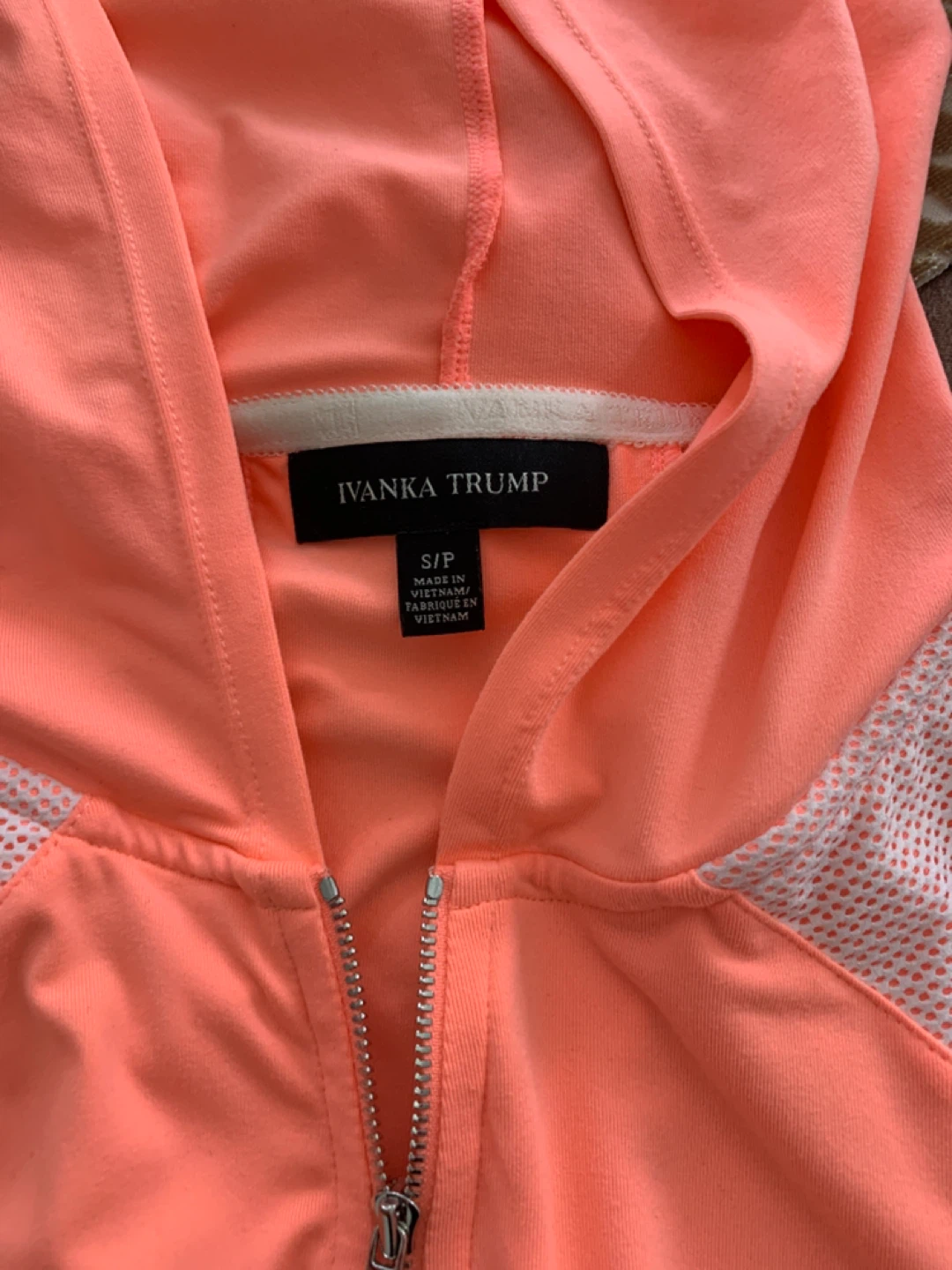 Ivanka Trump Women's Coral Zip-Up Hoodie - photo 3