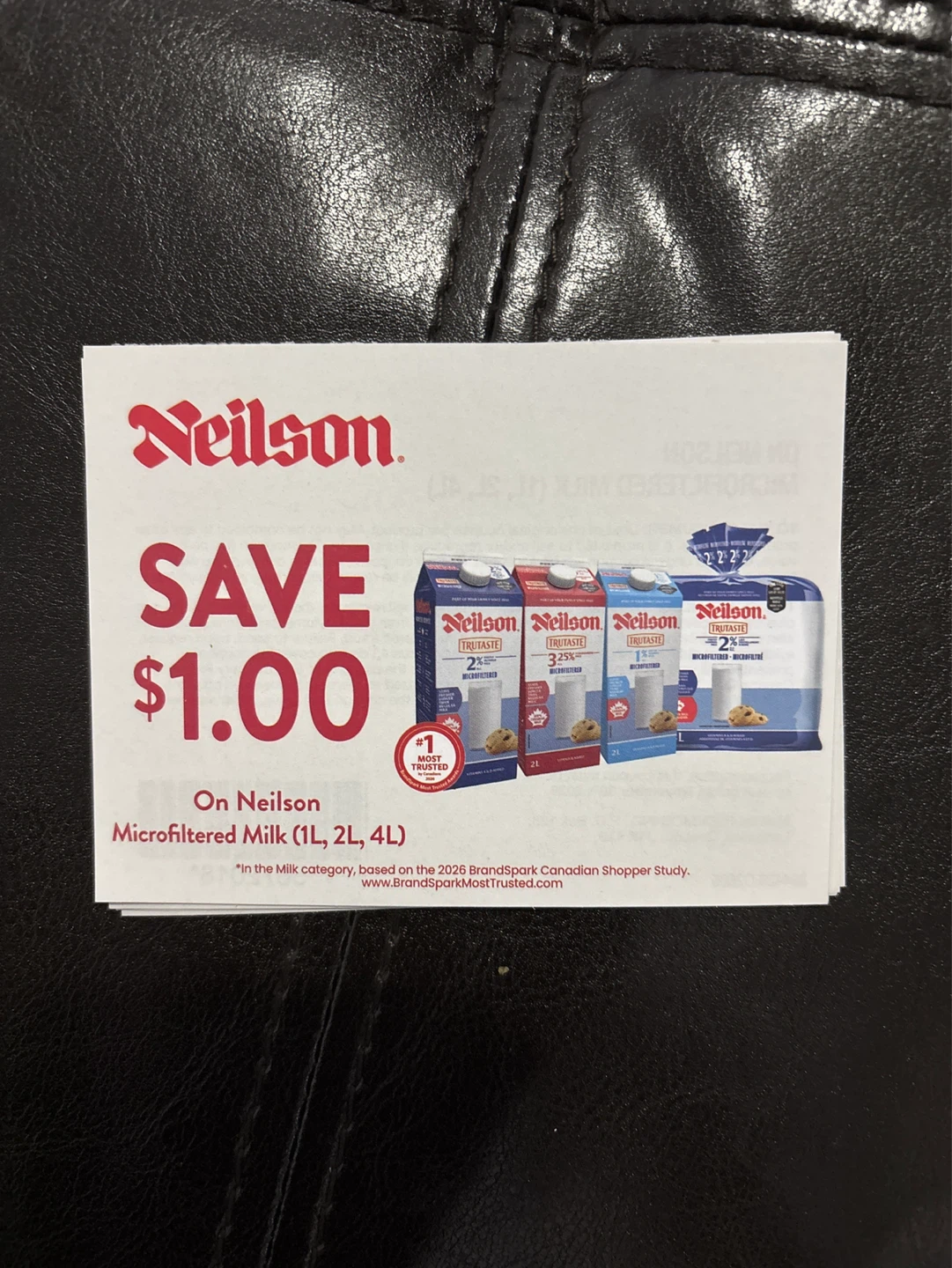 Neilson $1.00 Off Coupon for Microfiltered Milk (1L, 2L, 4L)