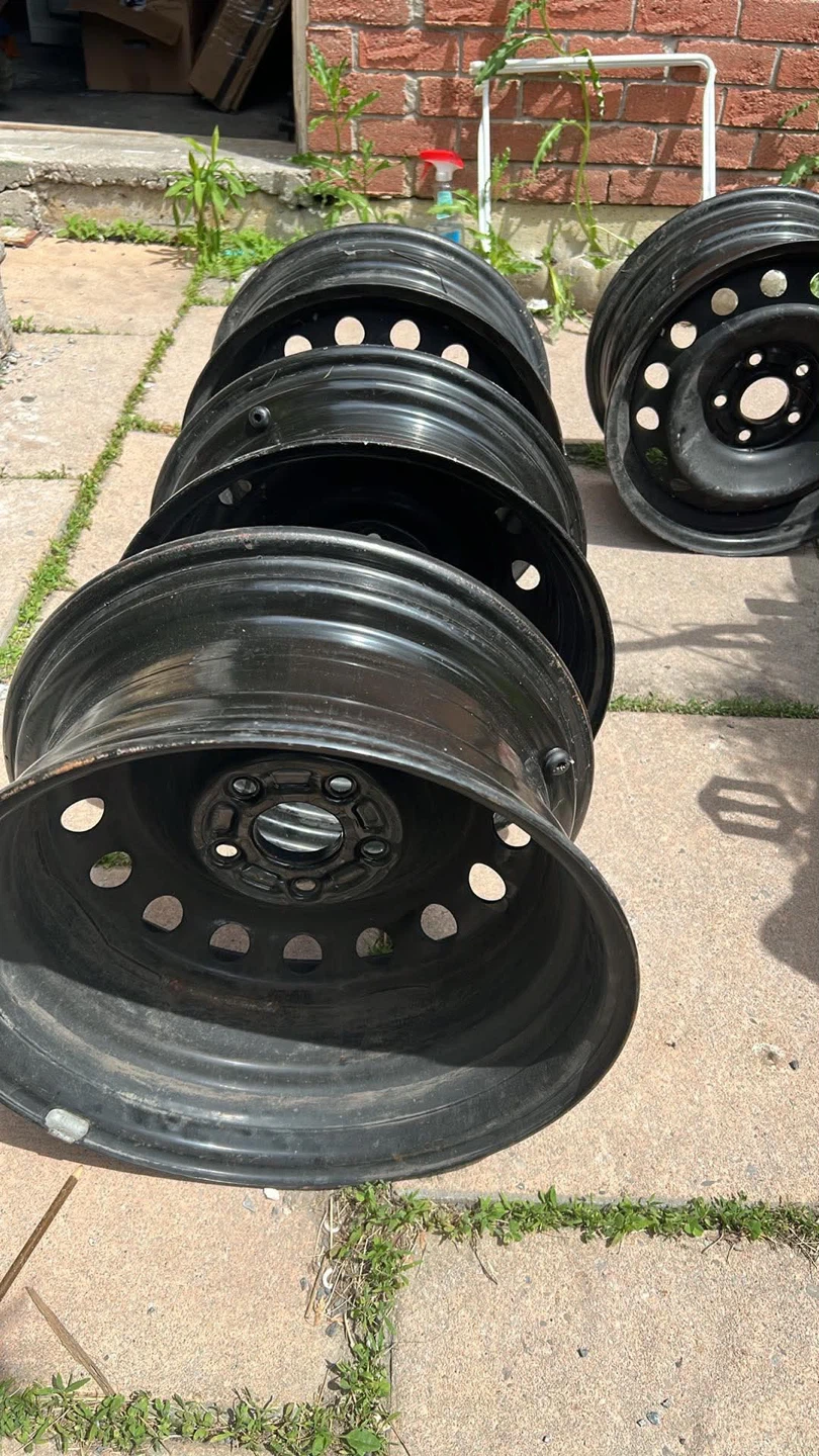 Set of 4 Steel Rims