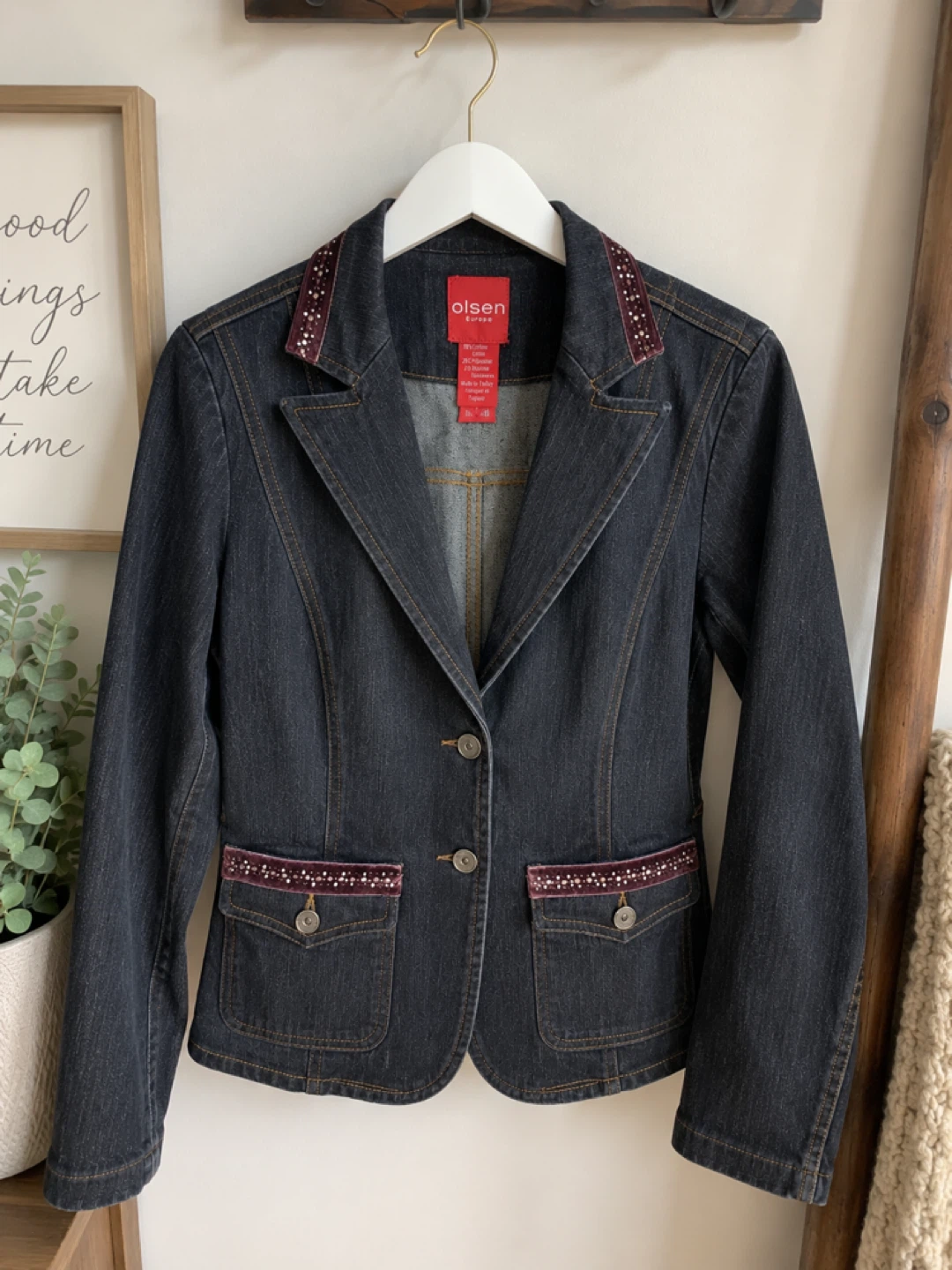 Olsen Europe Denim Blazer