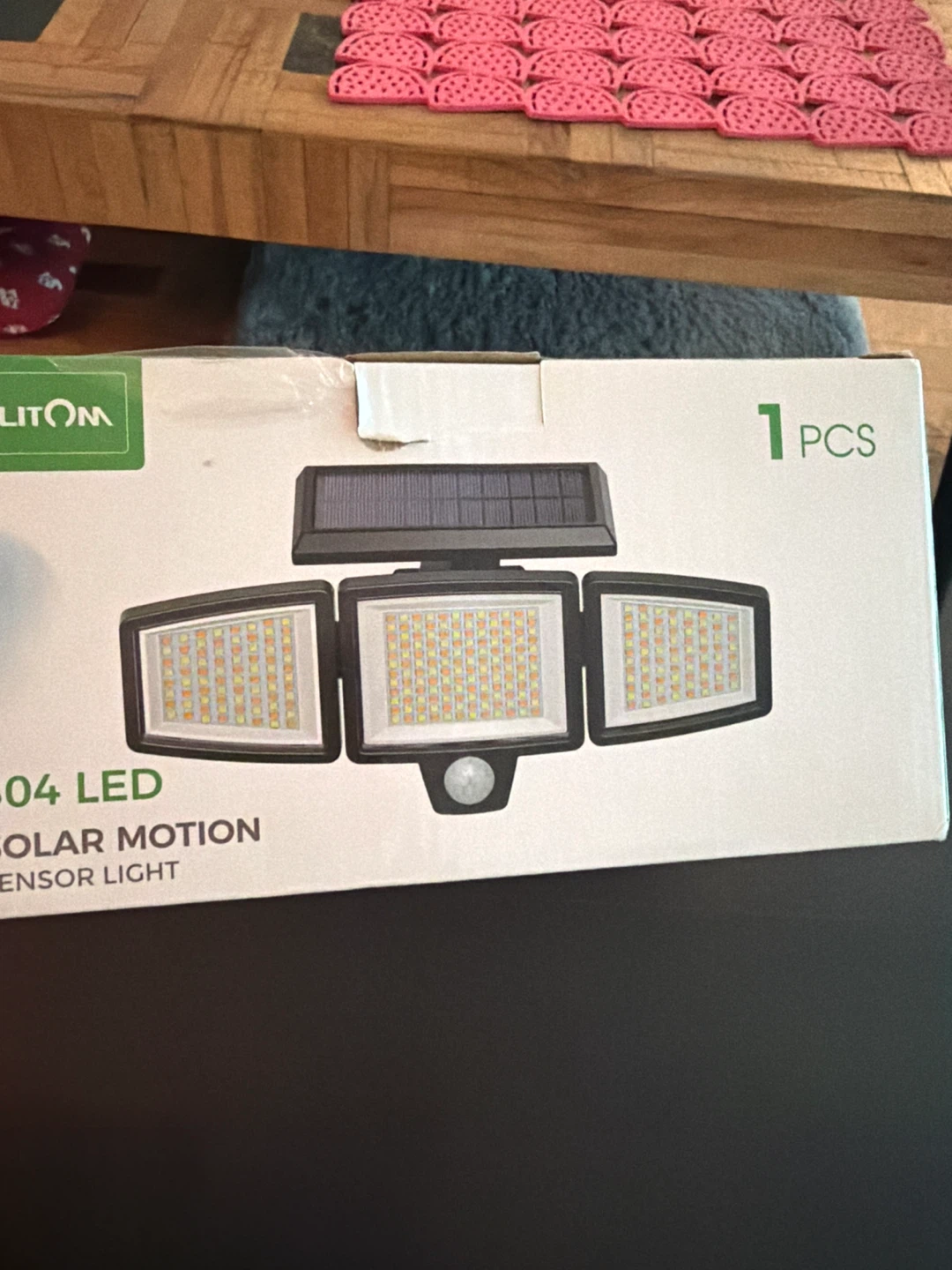 LITOM Solar Motion Sensor Light - 304 LED