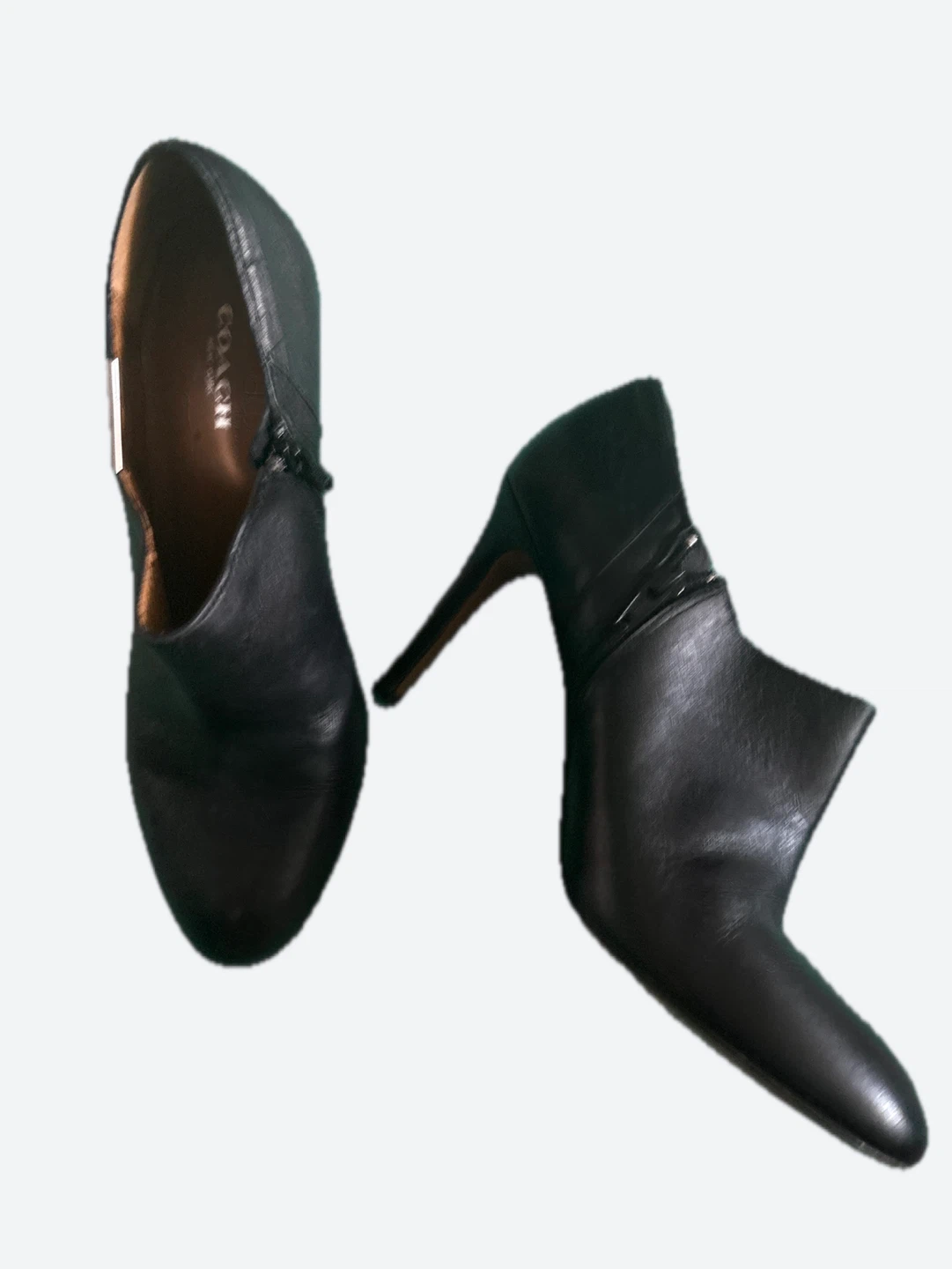 Coach Black Leather Ankle Boots - photo 2