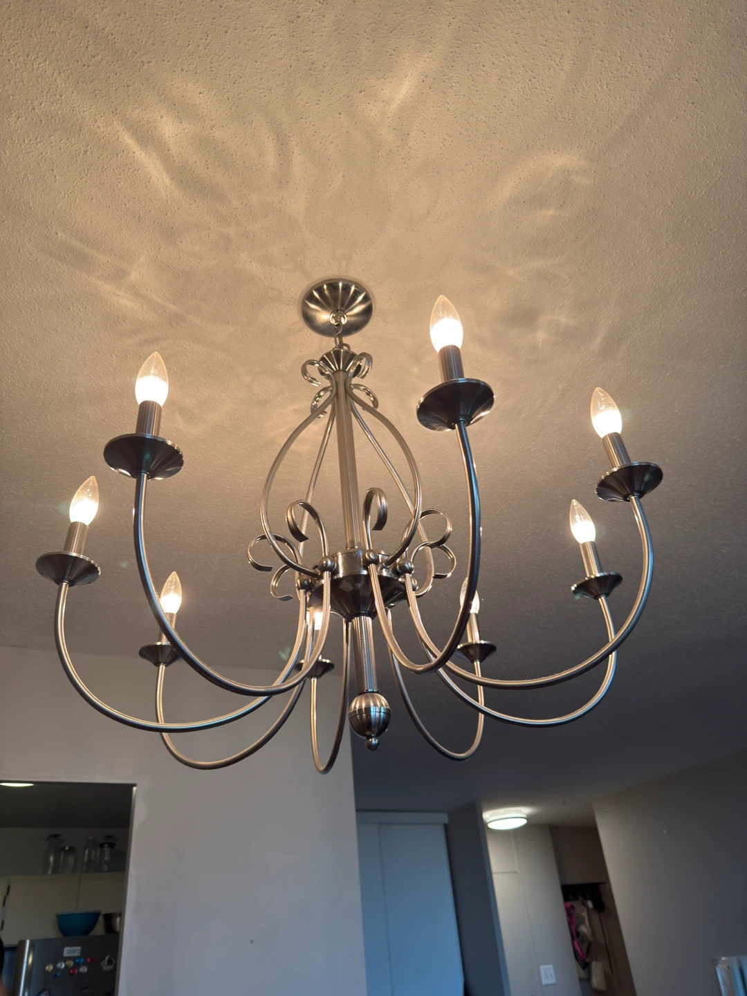 Silver 6-Light Chandelier - photo 2
