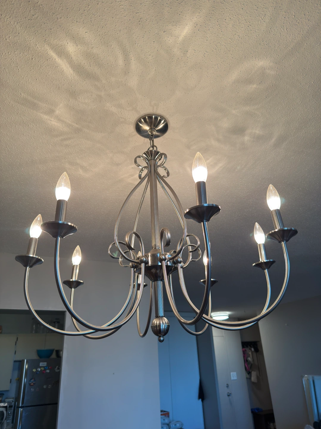 Silver 6-Light Chandelier - photo 3