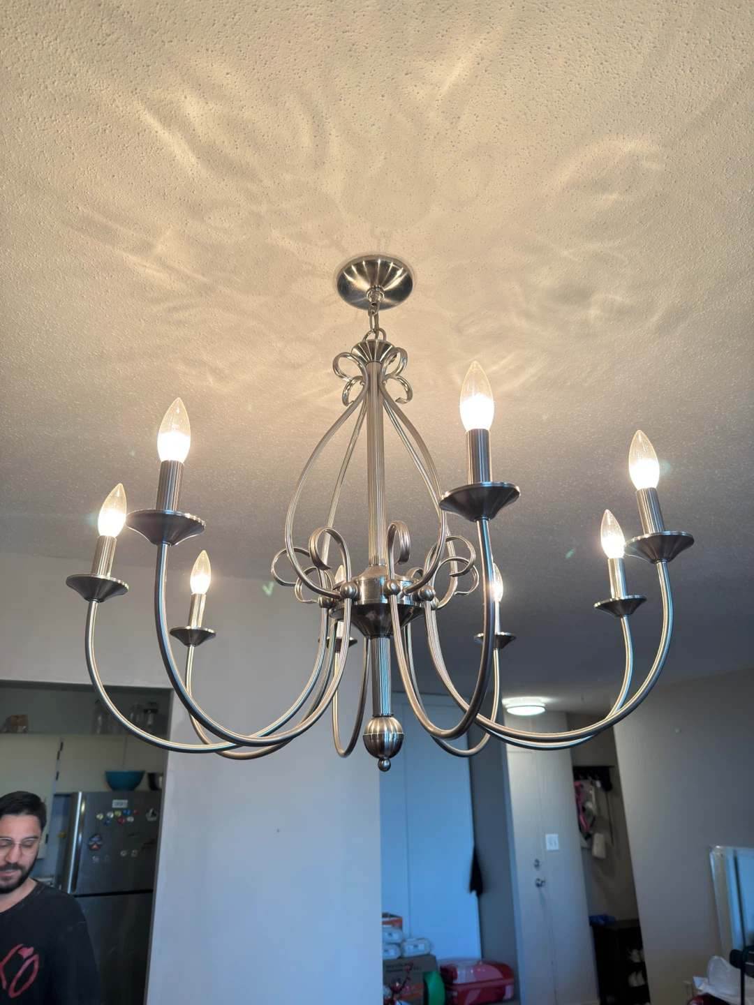 Silver 6-Light Chandelier - photo 5