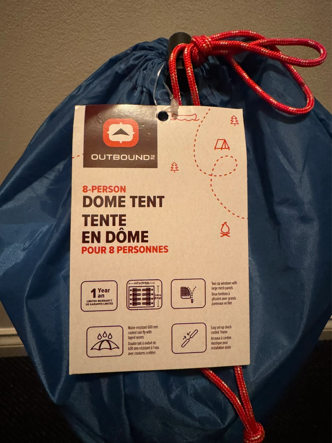 NEW – Outbound 8-Person Easy-Up Dome tent ⛺️