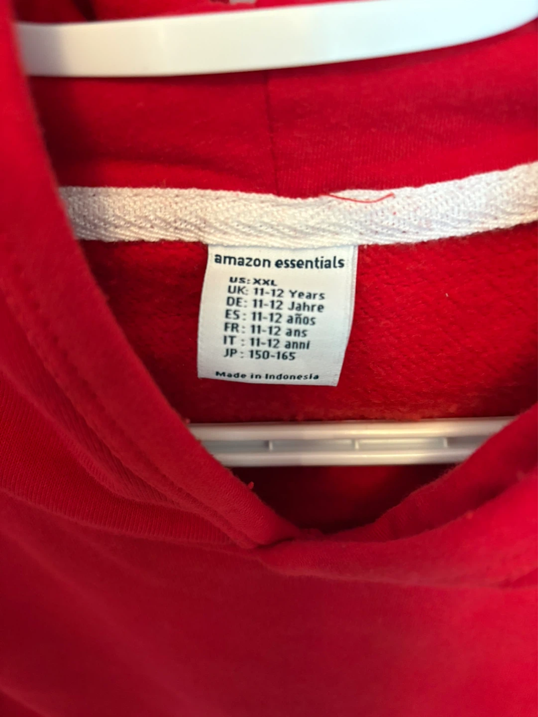 Amazon Essentials Red Hoodie - photo 2
