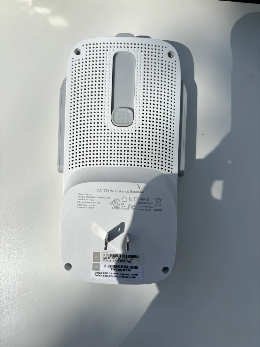 TP-Link AC1750 Wi-Fi Range Extender RE450 - photo 2