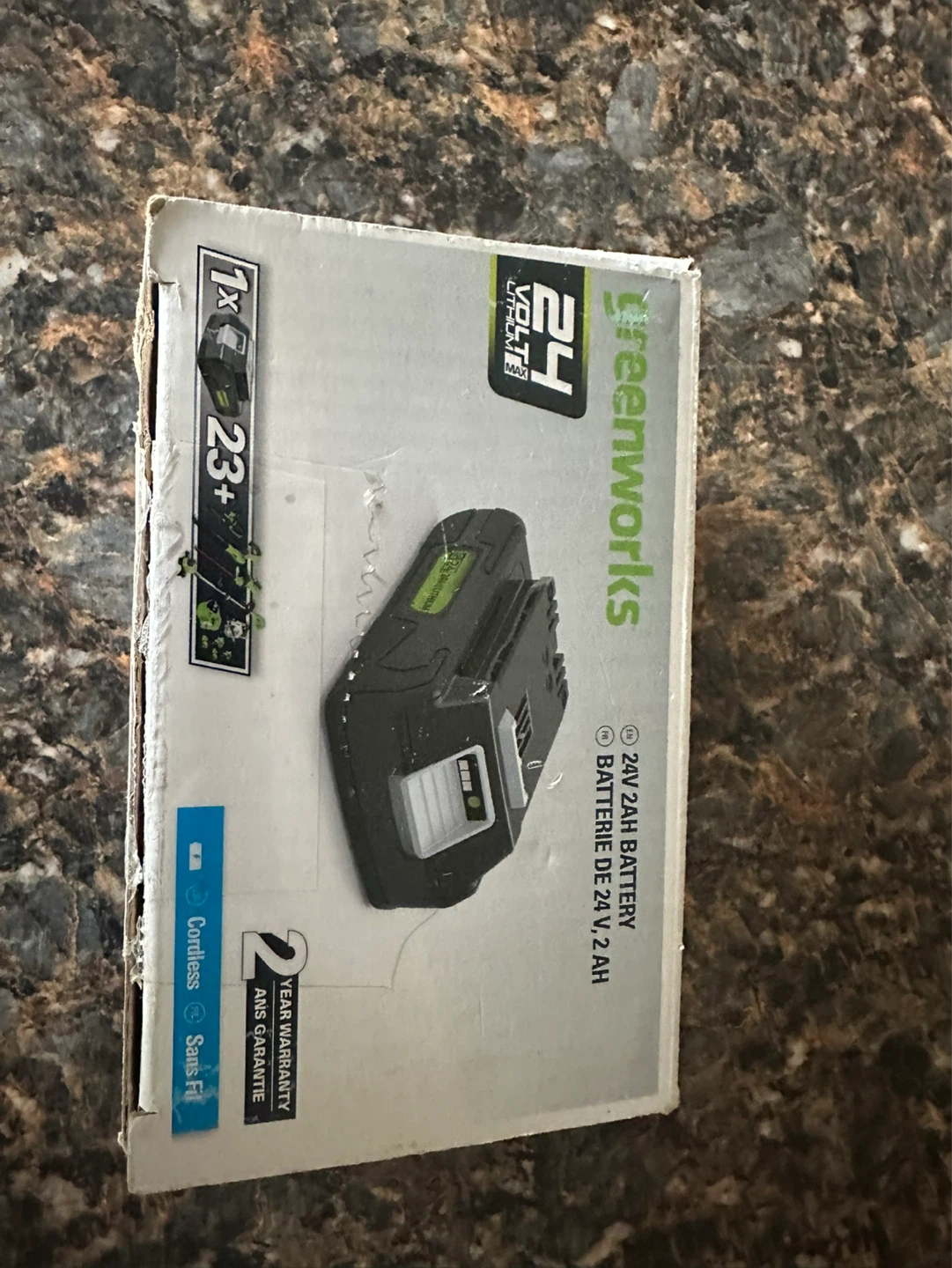 Greenworks 24V 2.0 Ah Lithium-Ion Battery