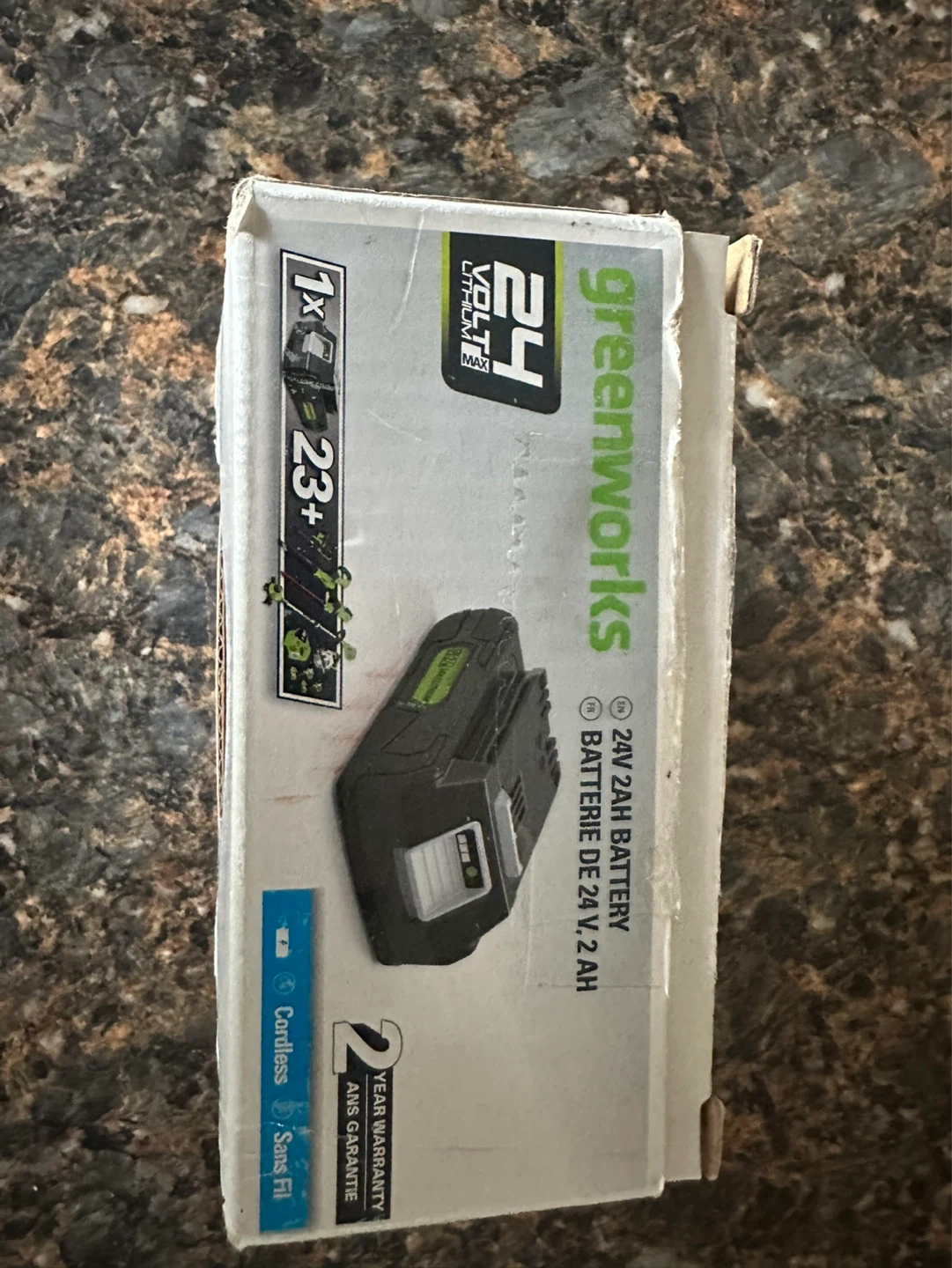Greenworks 24V 2.0 Ah Lithium-Ion Battery - photo 2