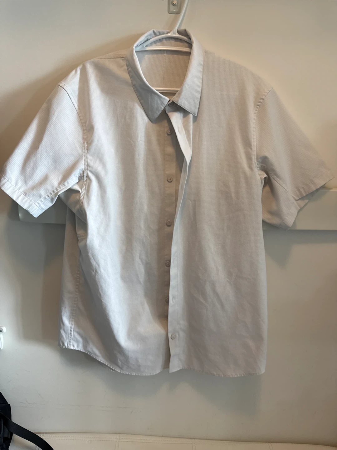 Lululemon Men’s Commission Short Sleeve Shirt Large - White