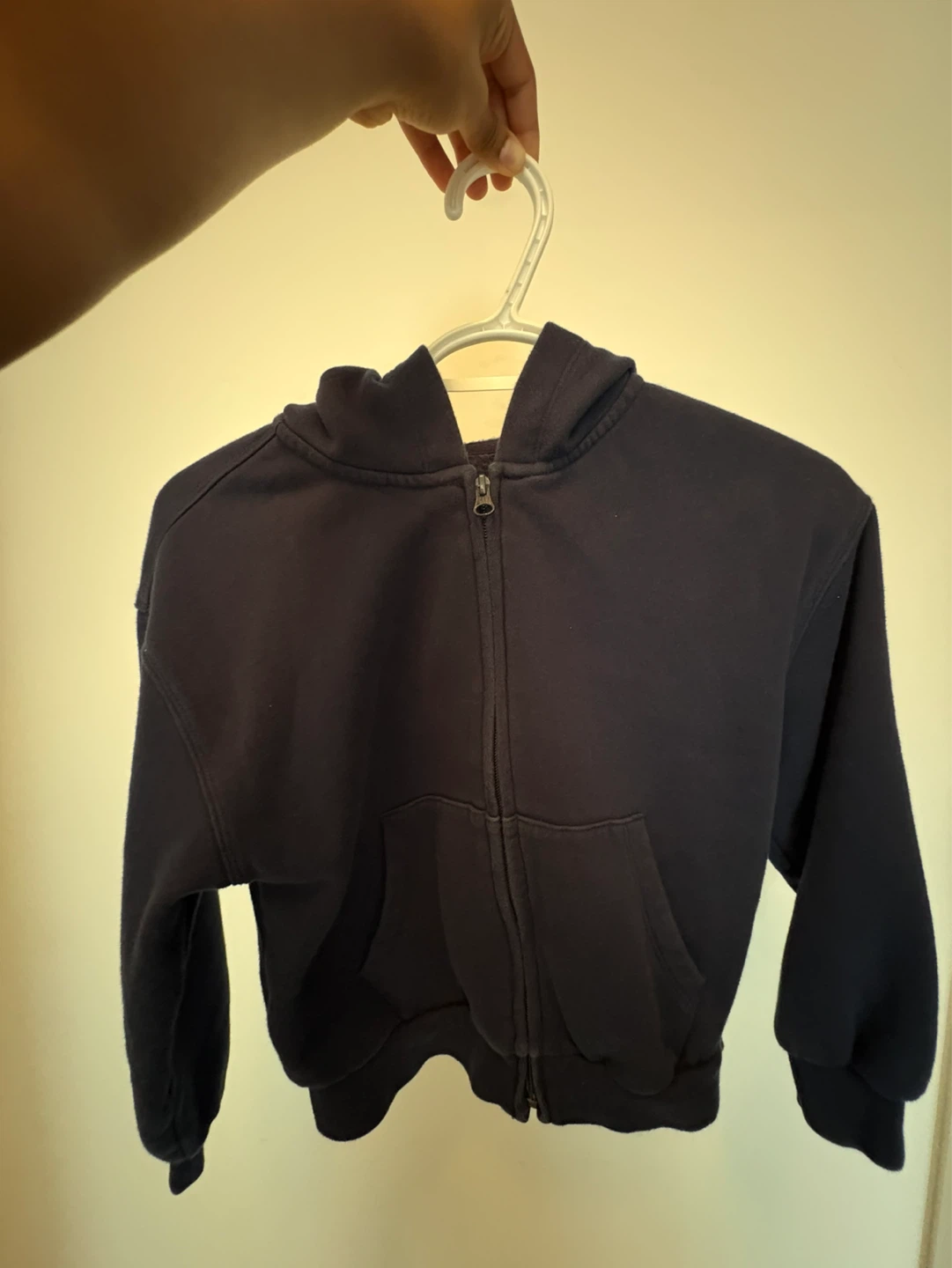 GAP Kids Zip-Up Hoodie - Navy Blue - Size L (10)