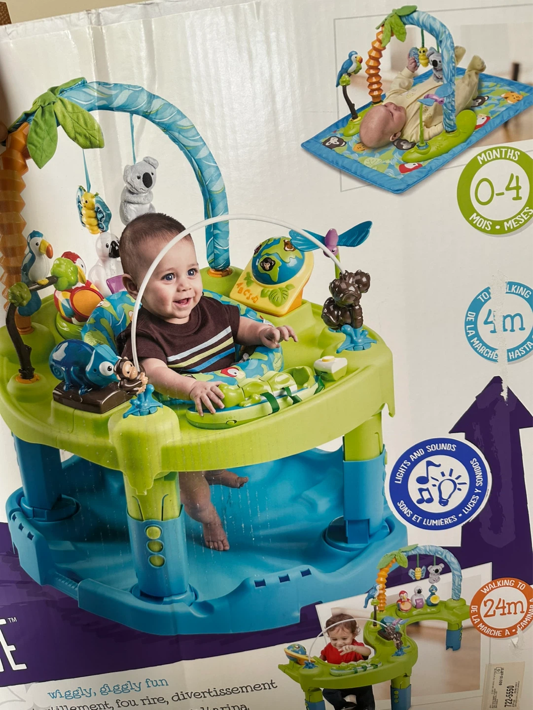 Evenflo ExerSaucer Triple Fun Animal Planet - photo 2