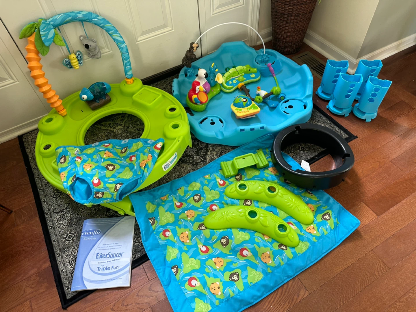 Evenflo ExerSaucer Triple Fun Animal Planet - photo 3