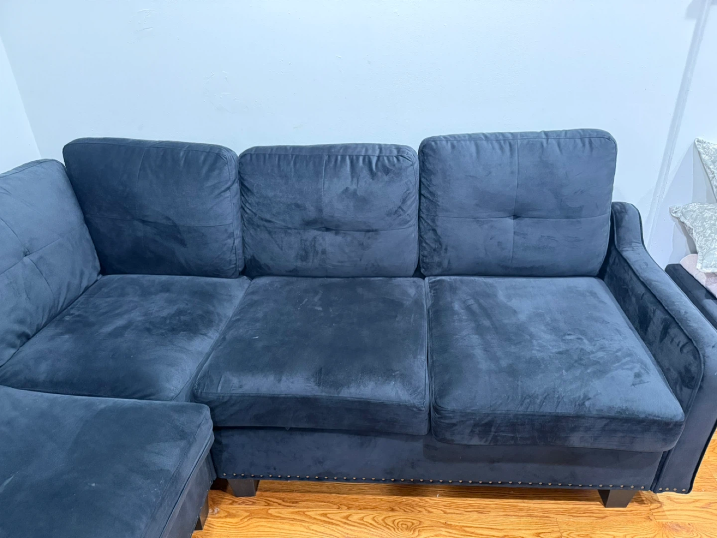 Black Sectional Sofa (L-Shape) - photo 5