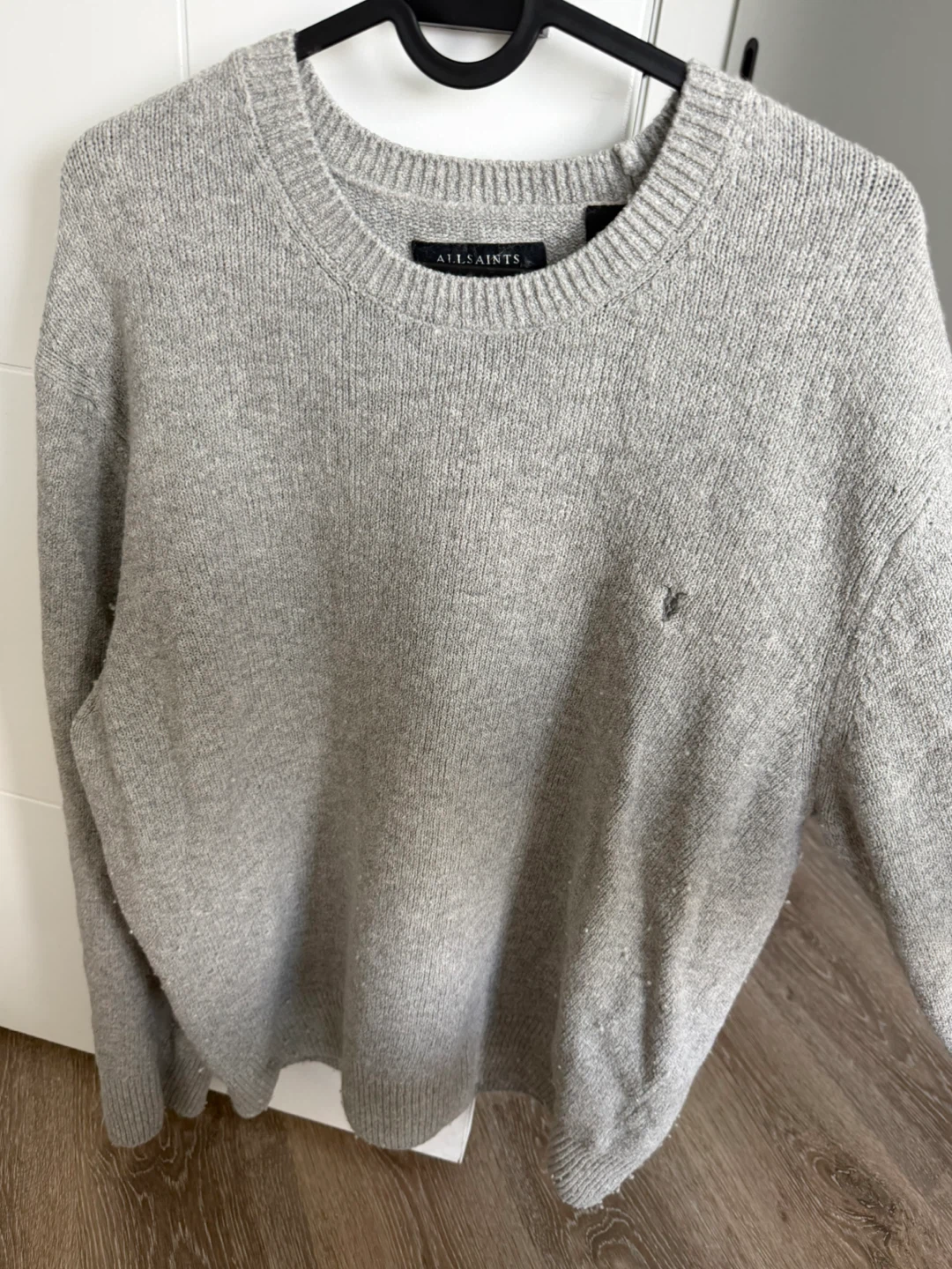 AllSaints Grey Crewneck Sweater - photo 2