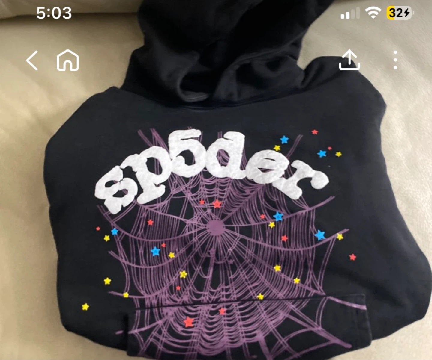 Spider hoodie
