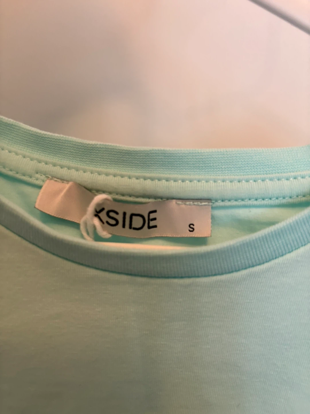 XSIDE Mint Green Cropped T-Shirt - Size S - photo 2