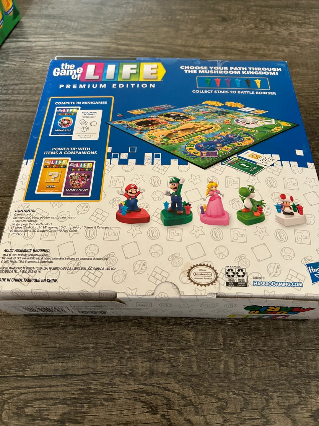 The Game of Life Super Mario Premium Edition Board Game - photo 2