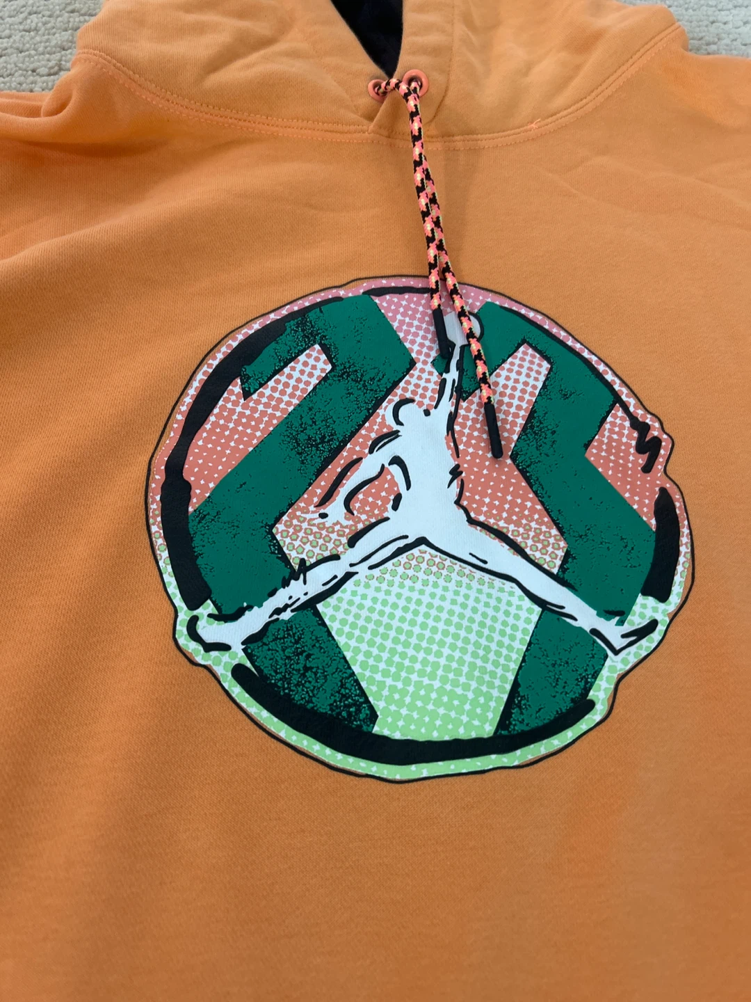 Jordan Brand Orange Graphic Hoodie - photo 2