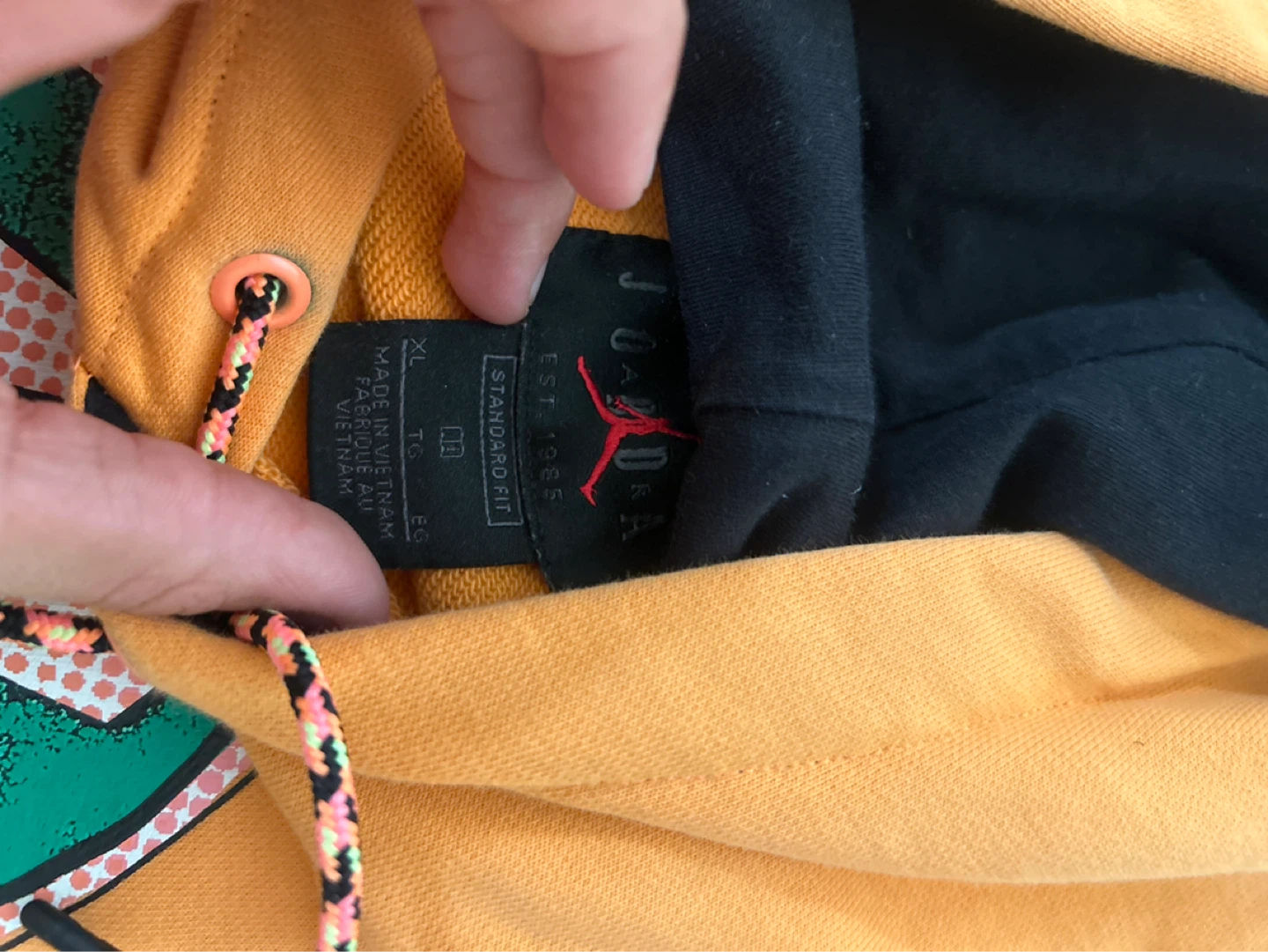 Jordan Brand Orange Graphic Hoodie - photo 4