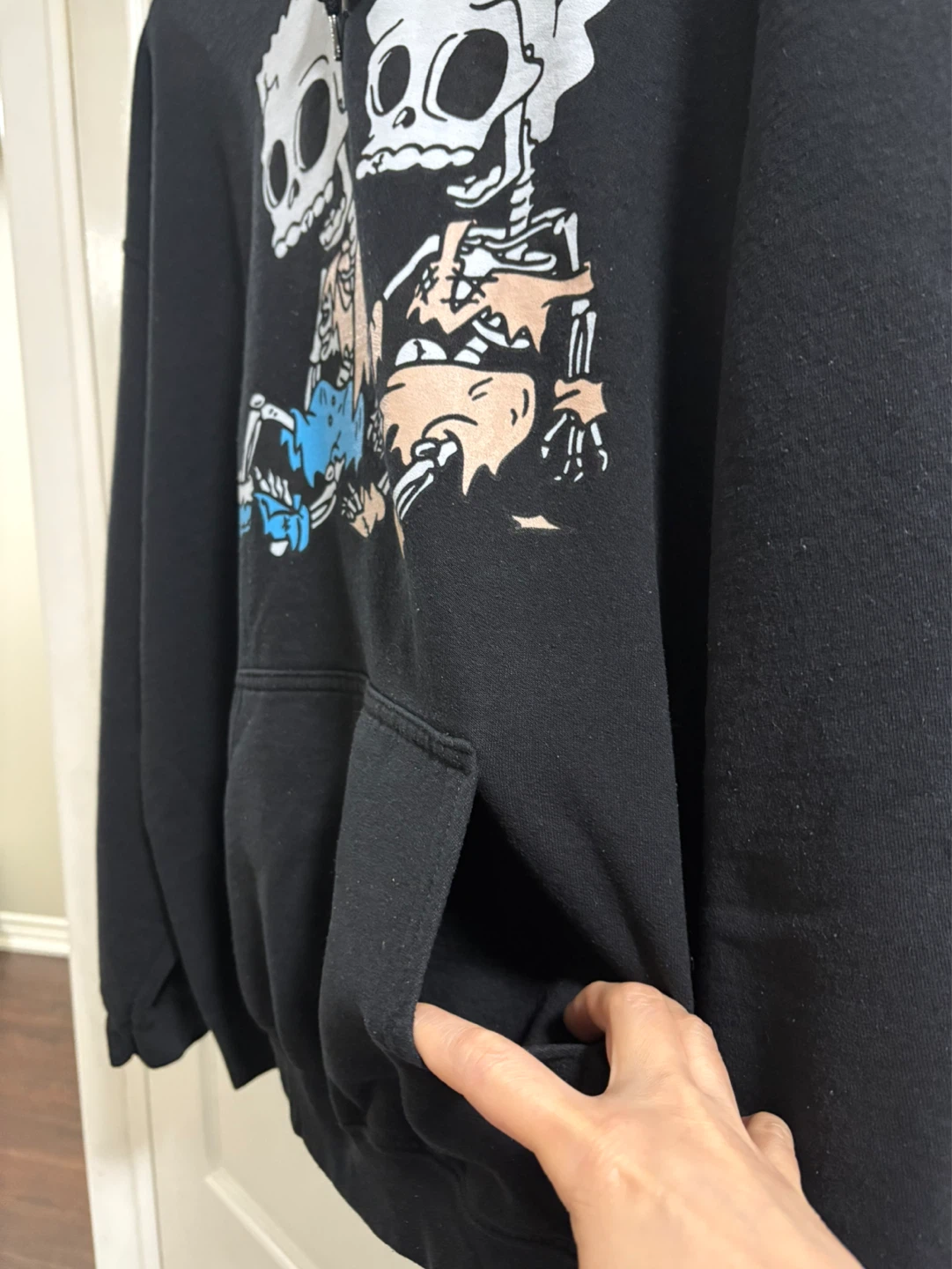 The Simpsons Bart and Lisa Skeleton Hoodie - photo 3