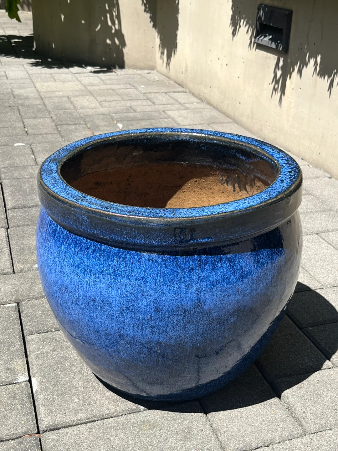 Blue Ceramic Planter Pot