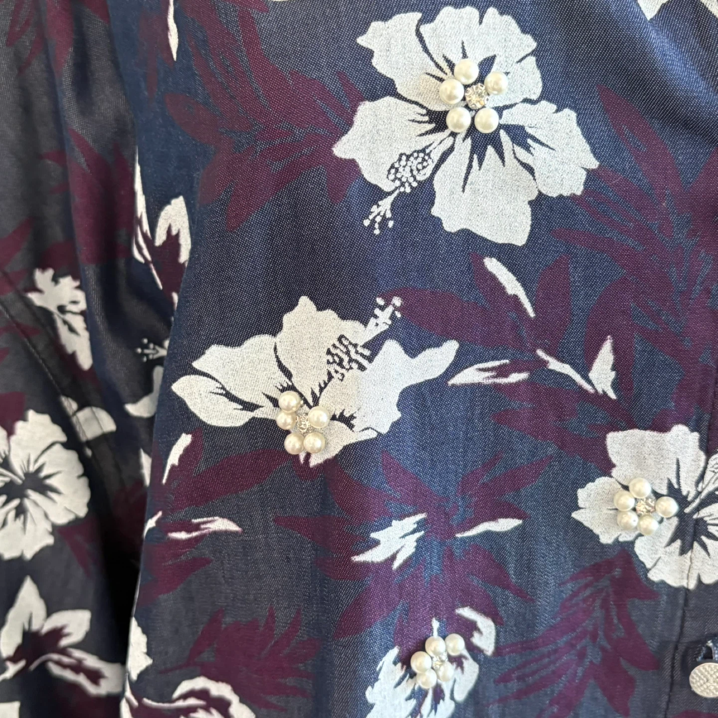 NWT Floral Button-Up Coat/Dress - photo 2