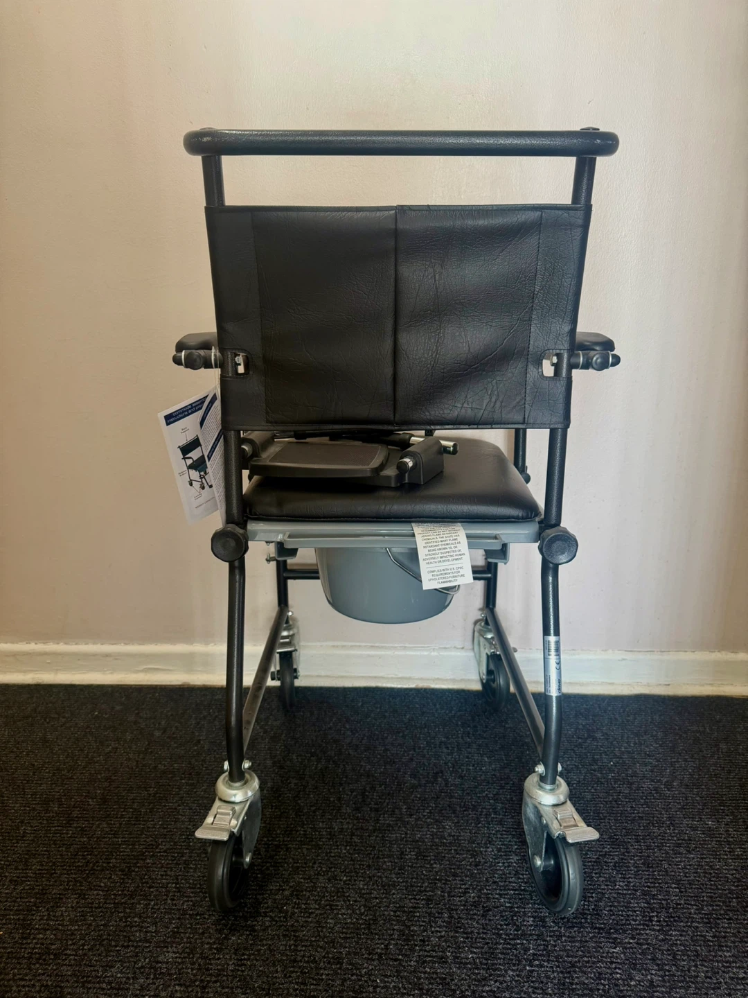 Drive Medical Shower/Commode Chair with Wheels - photo 2