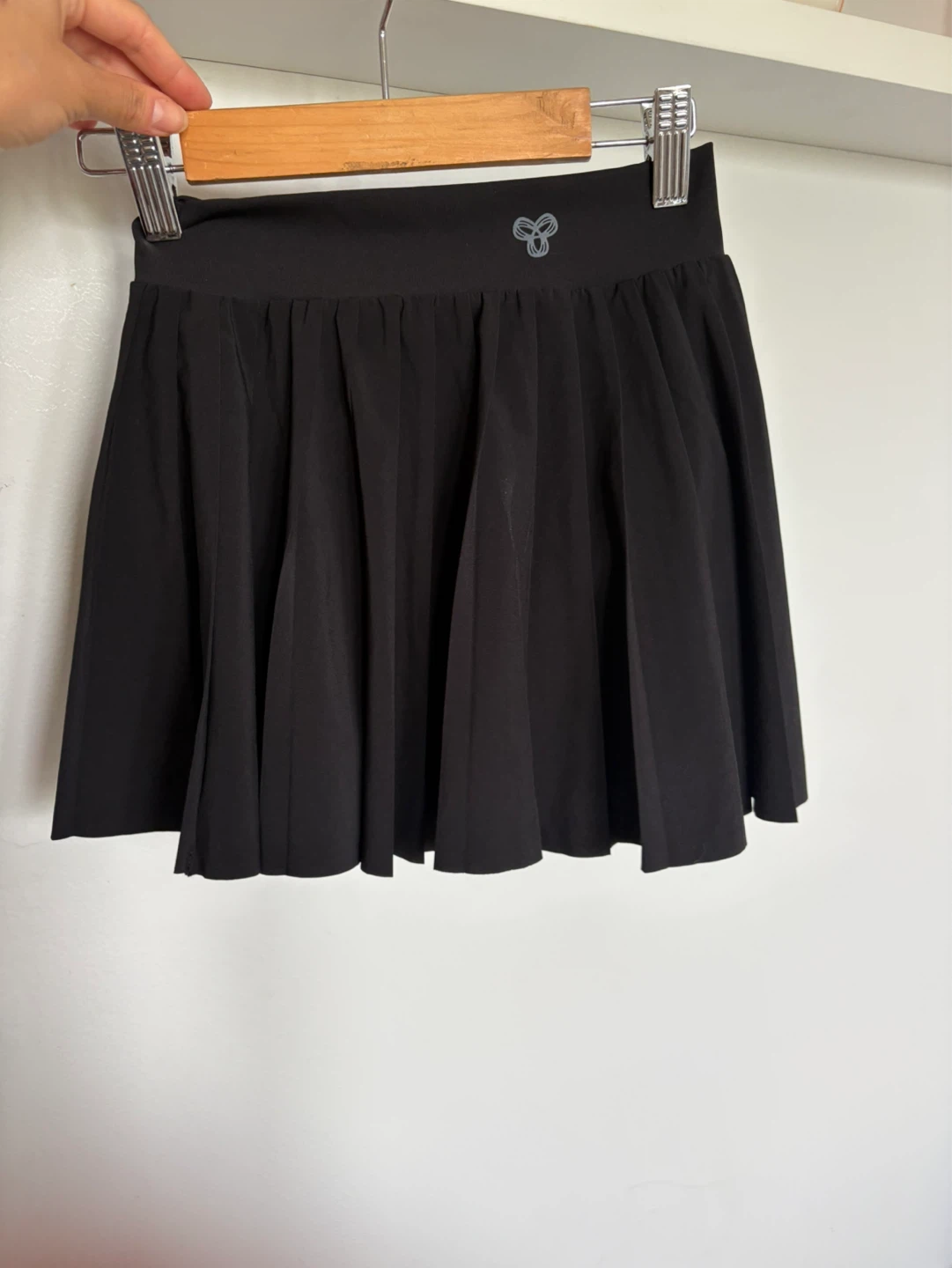 Tna Black Pleated Mini Skirt XXS - photo 3