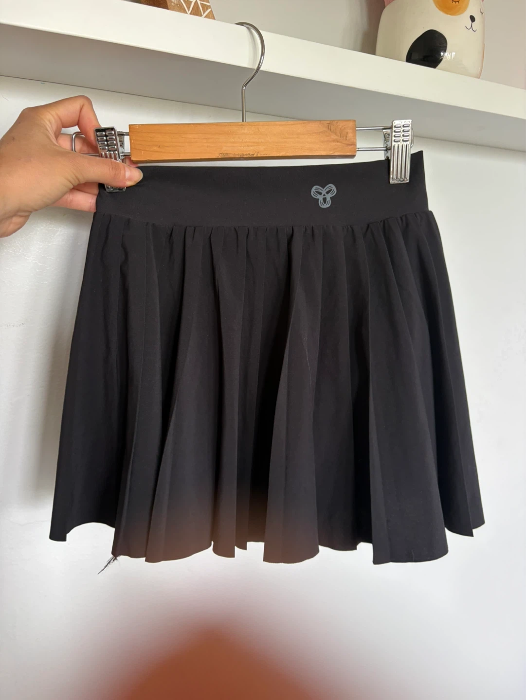 Tna Black Pleated Mini Skirt XXS - photo 2