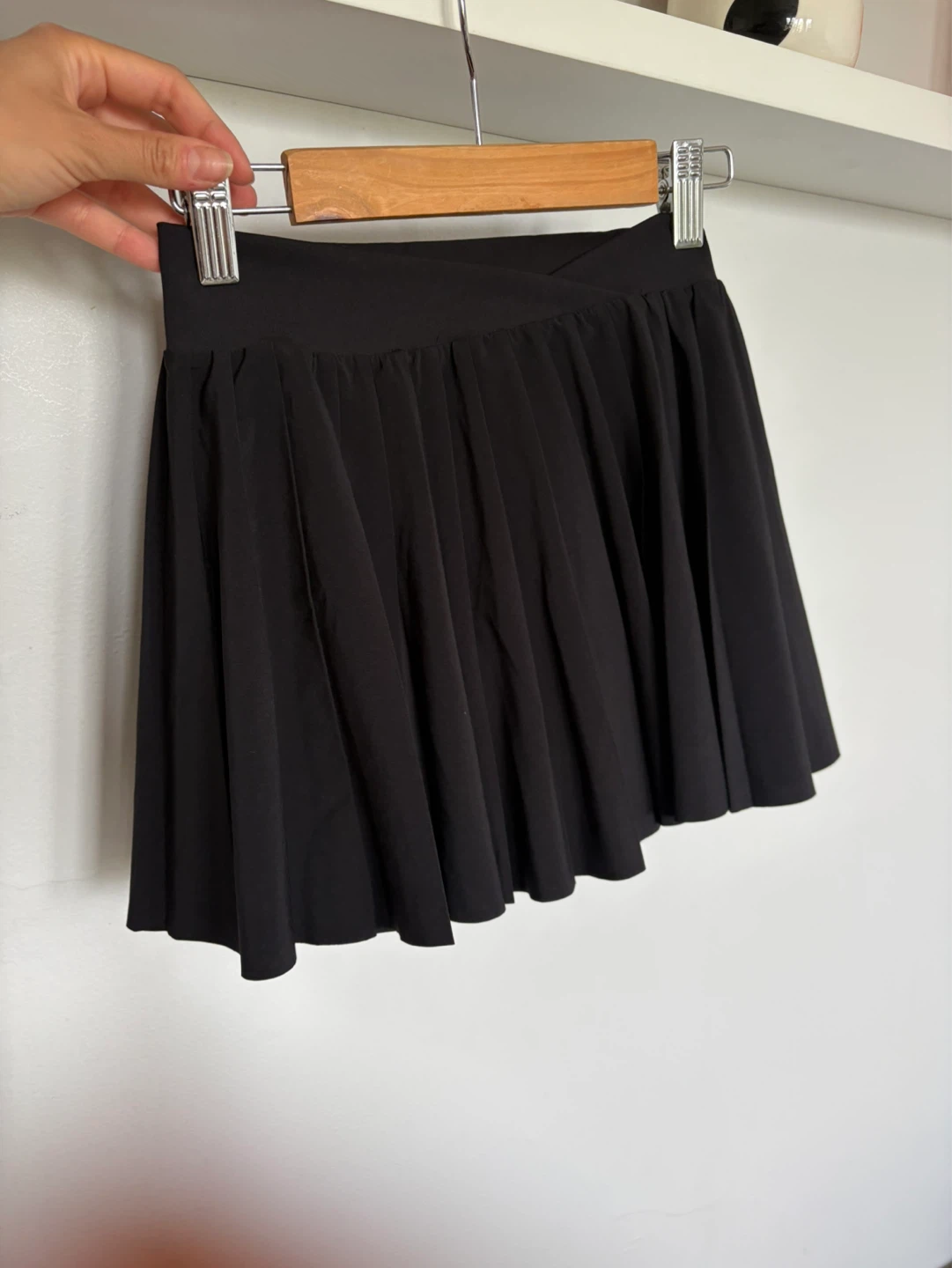 Tna Black Pleated Mini Skirt XXS - photo 4