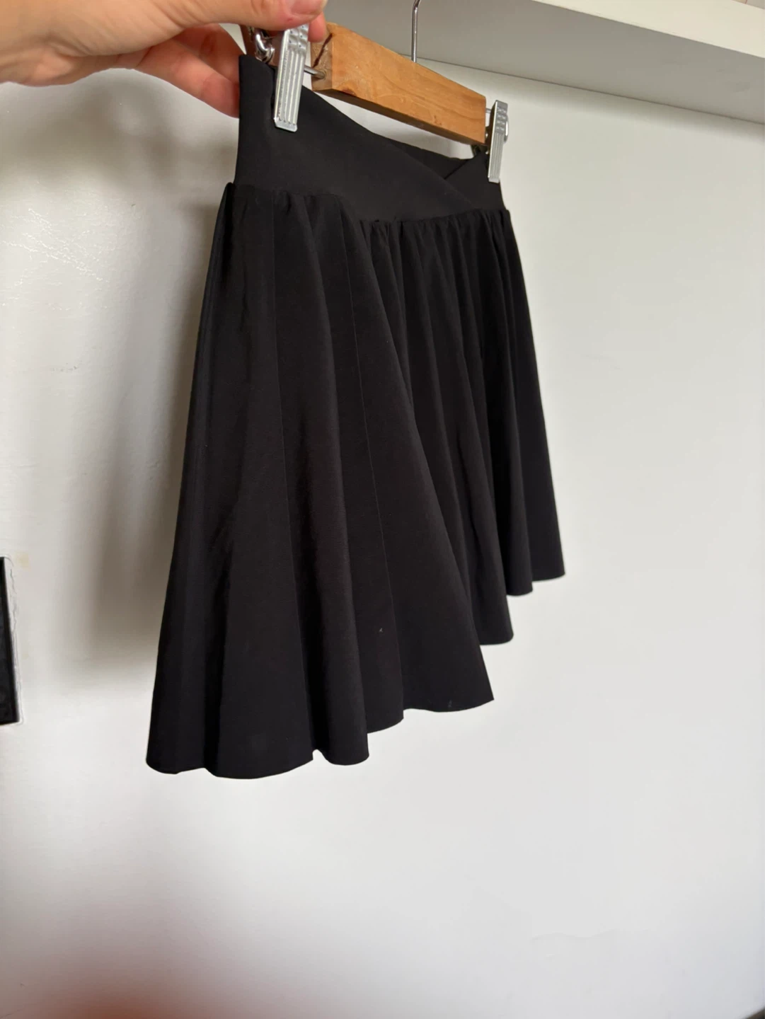 Tna Black Pleated Mini Skirt XXS - photo 5