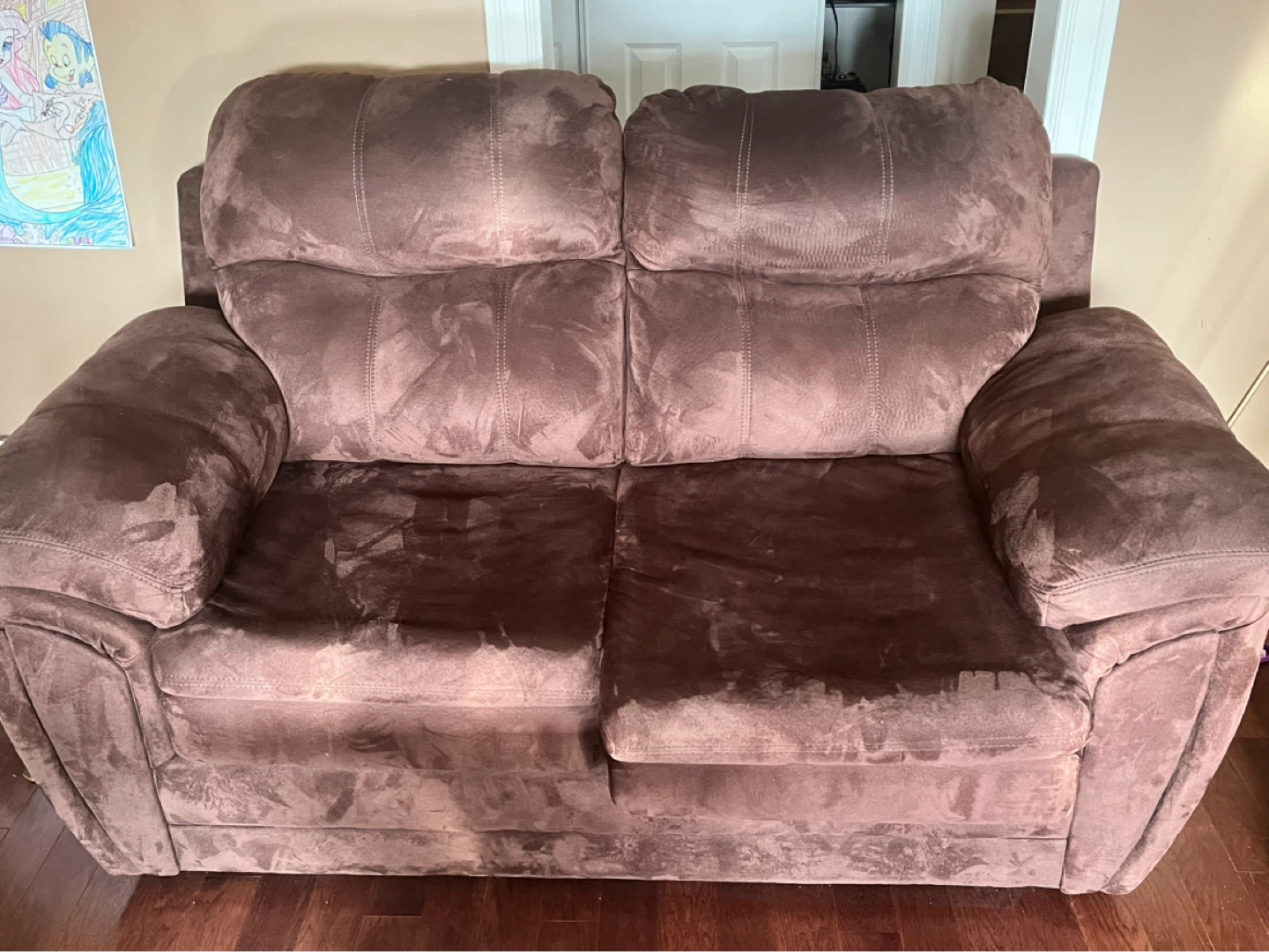 Brown Loveseat Sofa