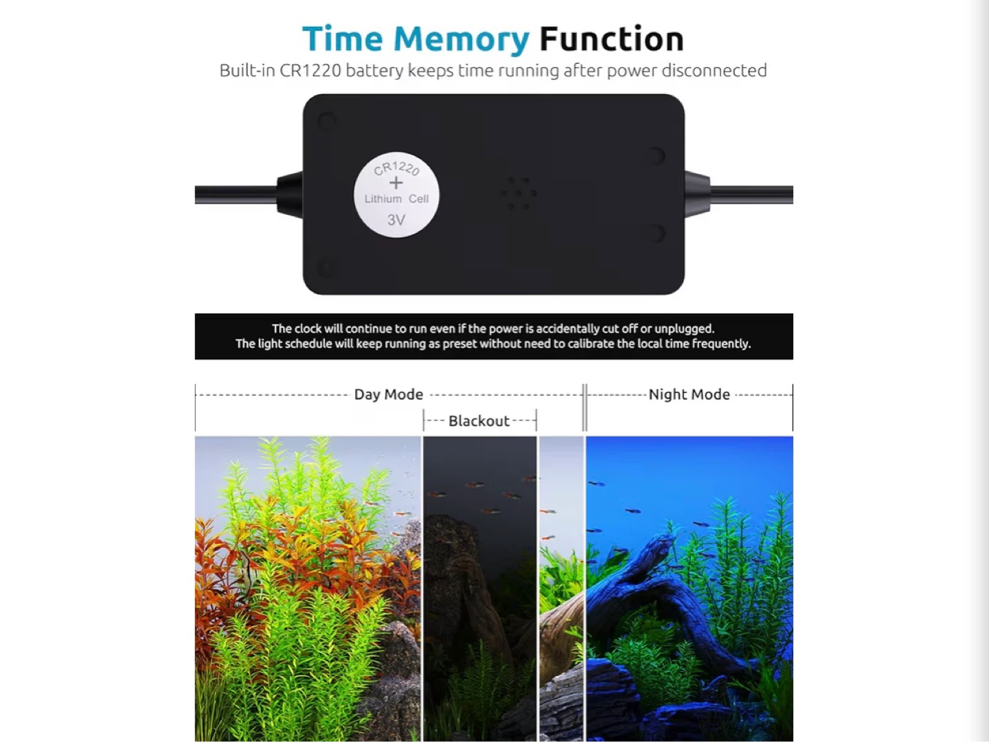 LED Aquarium Light, Adjustable Mount for Freshwater Plant Growth - photo 4
